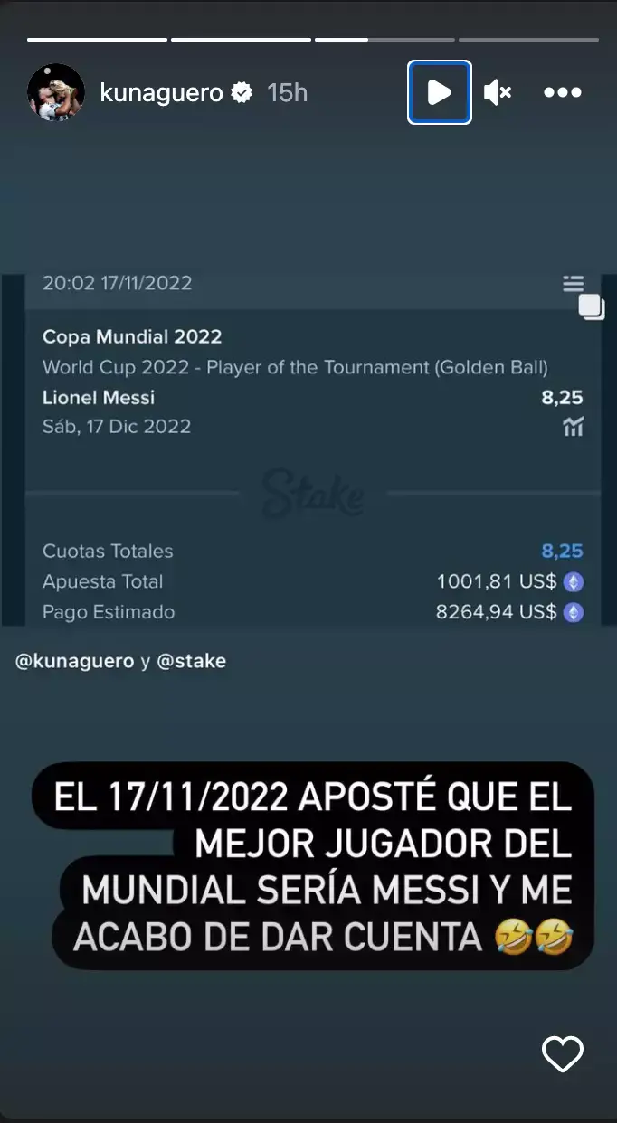 Image: Sergio Aguero/ Instagram