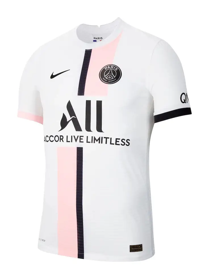 Last season's PSG away kit, which was also white.