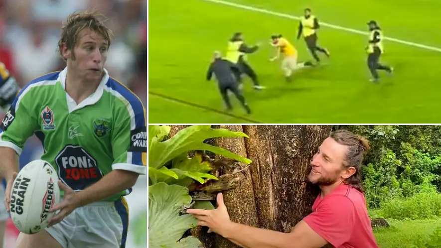 Climate change activist who streaked during Grand Final used to play in the NRL himself