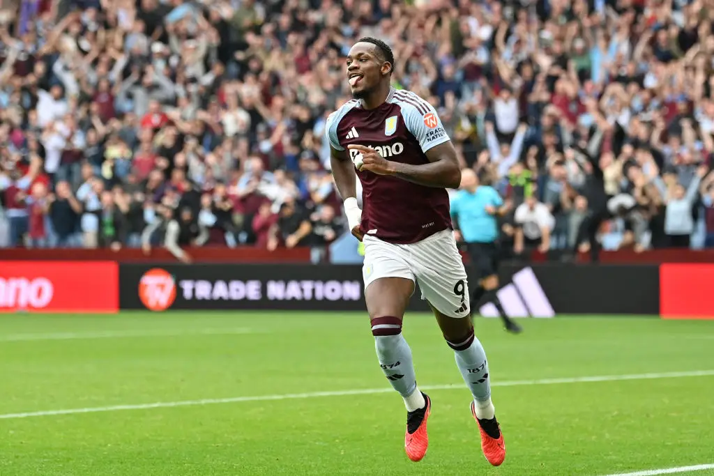 Jhon Duran scored Aston VIlla's second goal in the 2-1 victory. (Image: Getty)