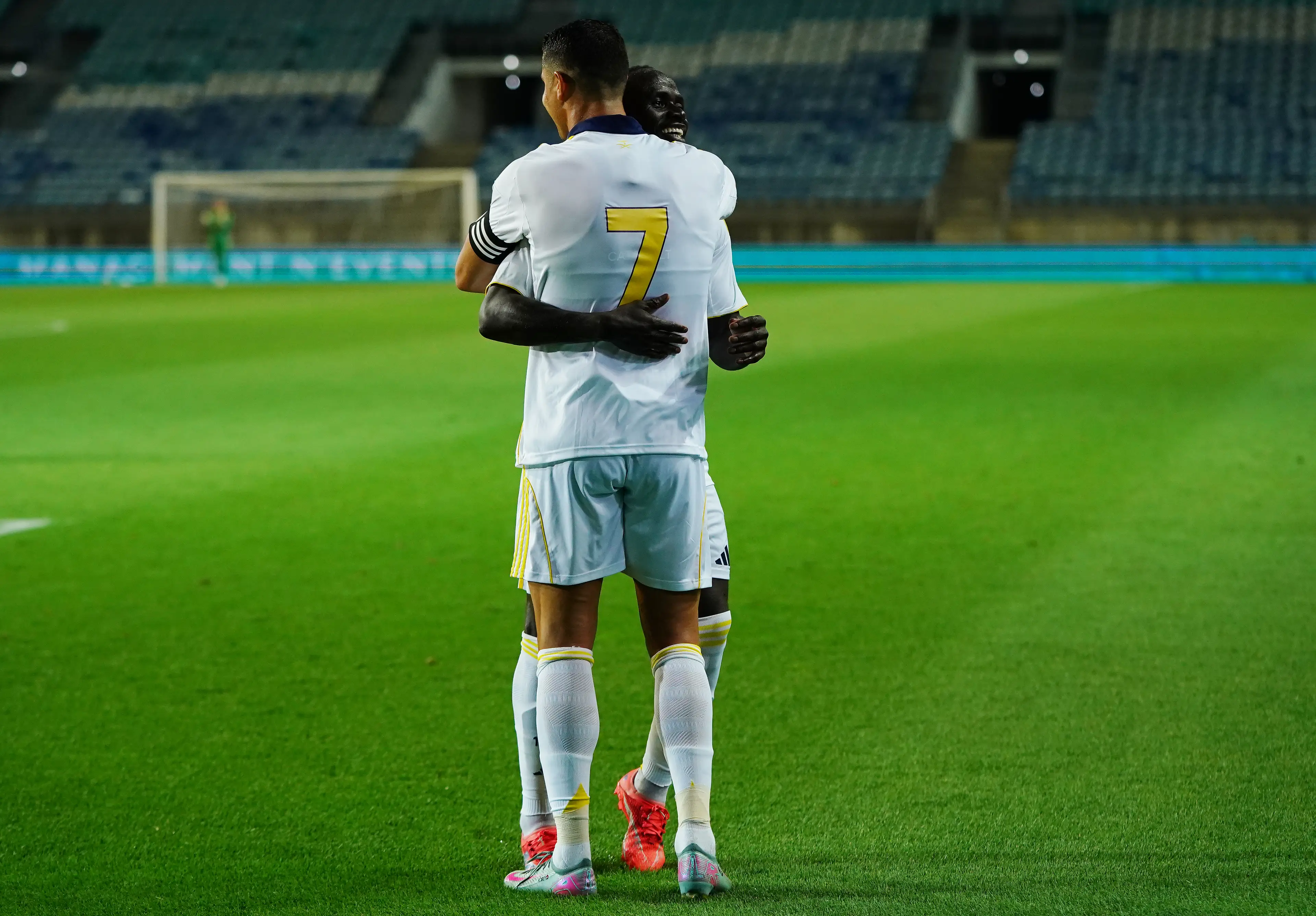 Cristiano Ronaldo and Sadio Mane. Image: Getty