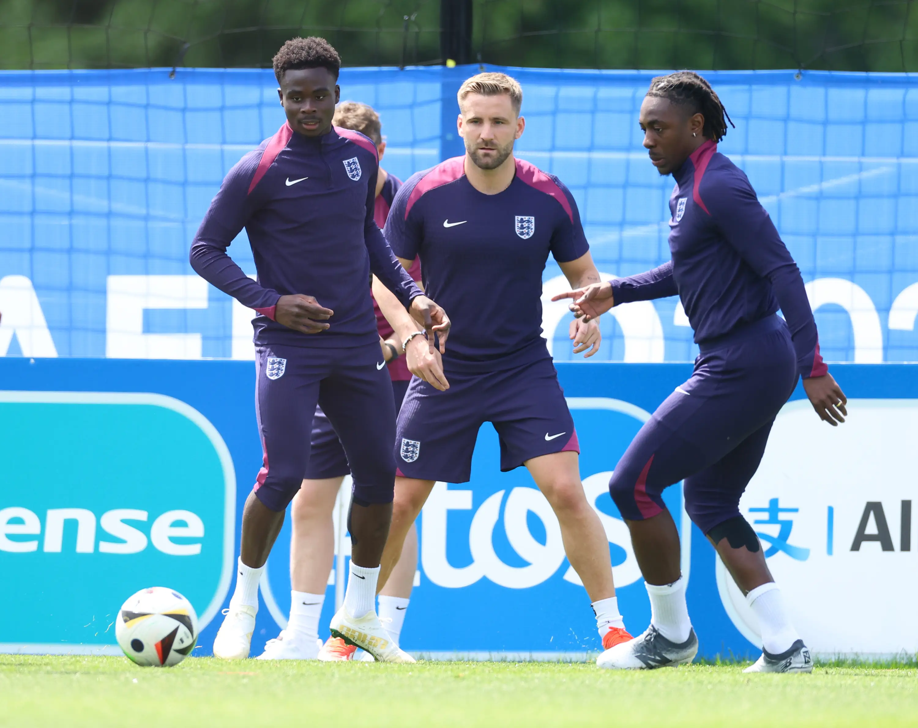 Luke Shaw trained for the first time on Monday (Getty)