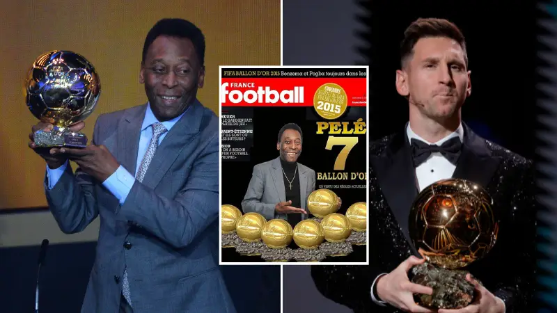 Pele actually has same number of Ballon d'Ors as Lionel Messi according to France Football