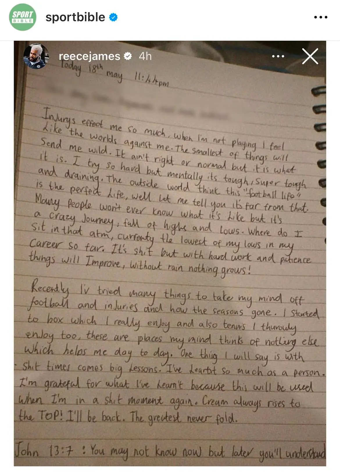 Image credit: Instagram/reecejames