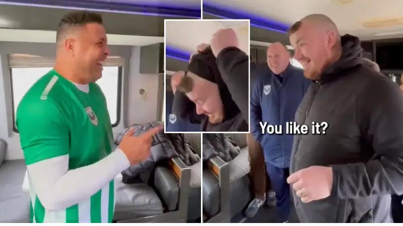 'R9' Ronaldo meets fan with his infamous 2002 haircut and makes 'divorce' comment