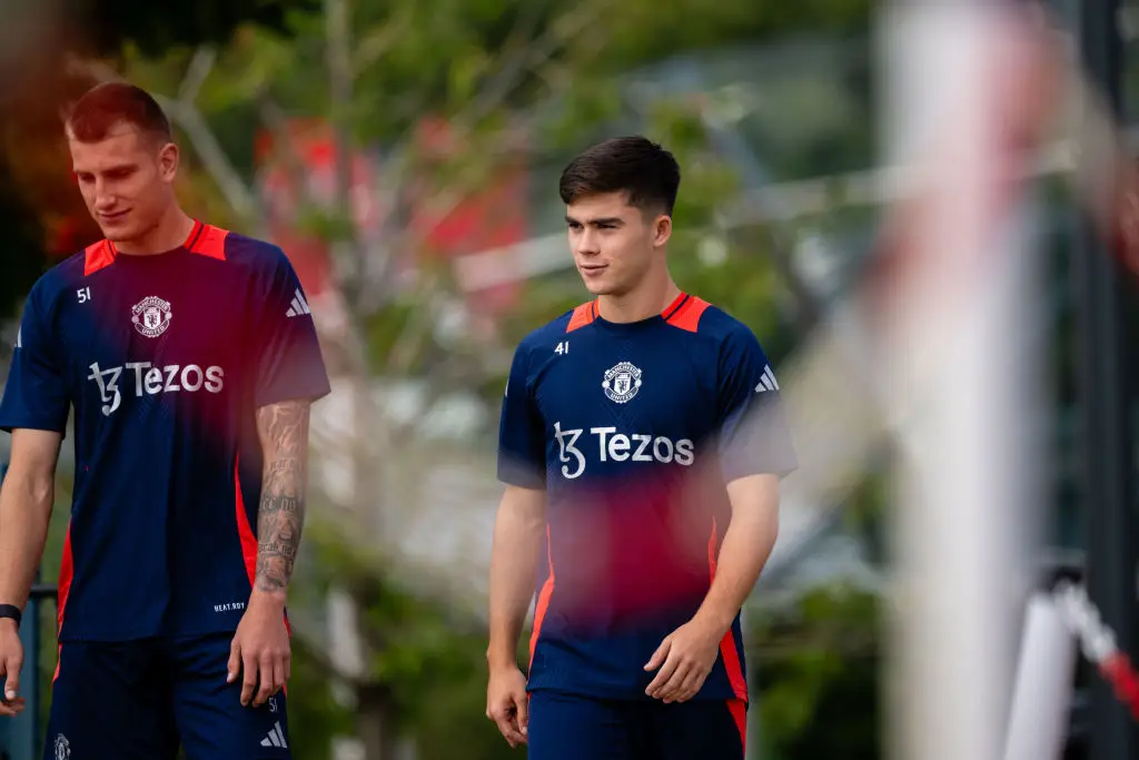 Manchester United defender Harry Amass pictured -