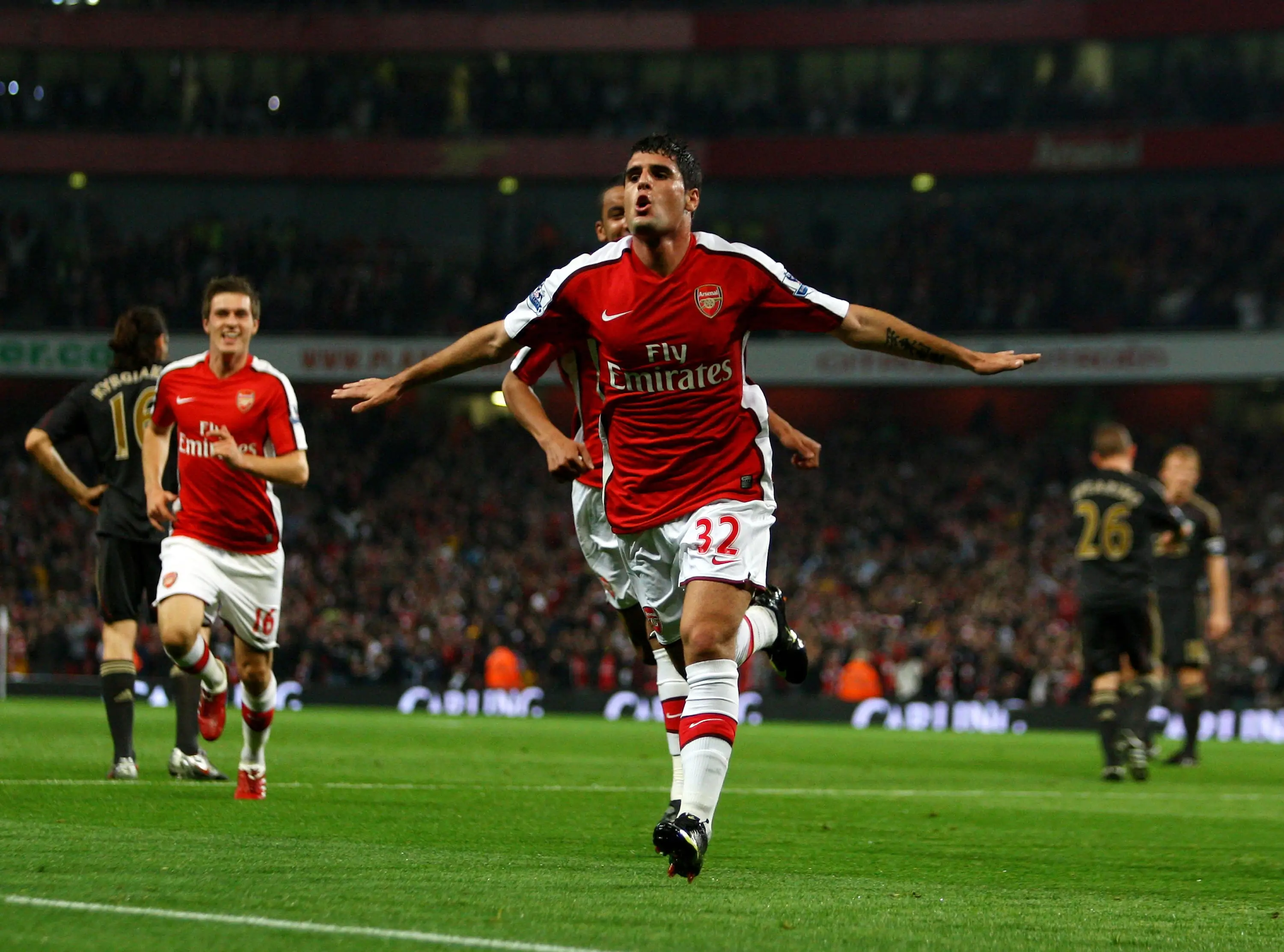 Merida played 16 times for Arsenal. Image: Getty
