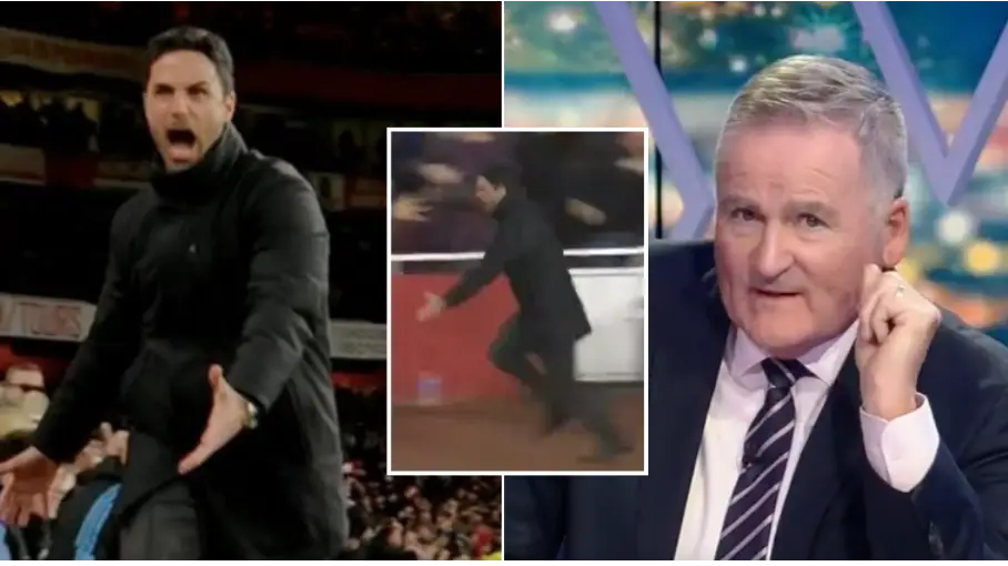 Richard Keys slams Mikel Arteta for not 'showing dignity' during Liverpool victory