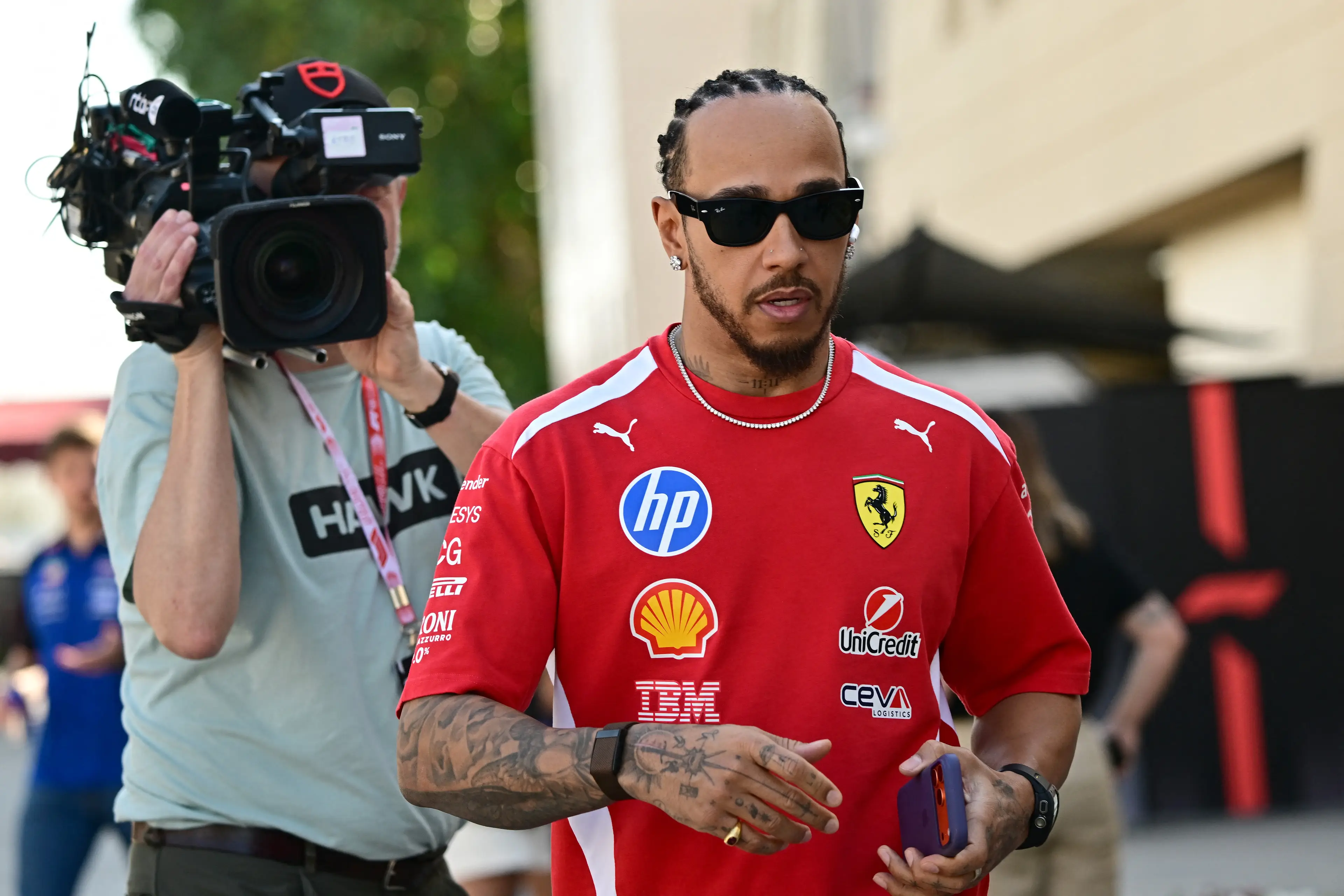 Lewis Hamilton endured a tough debut season at Ferrari. Image: Getty