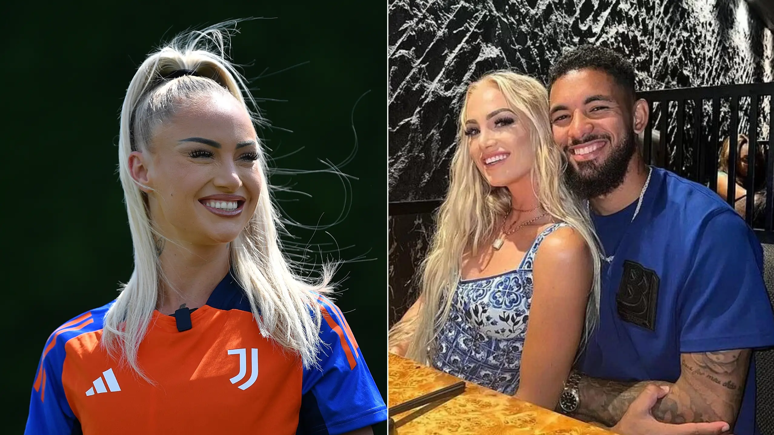 Alisha Lehmann hits out at football's gender pay gap and claims boyfriend Douglas Luiz earns '100,000 times more' than her