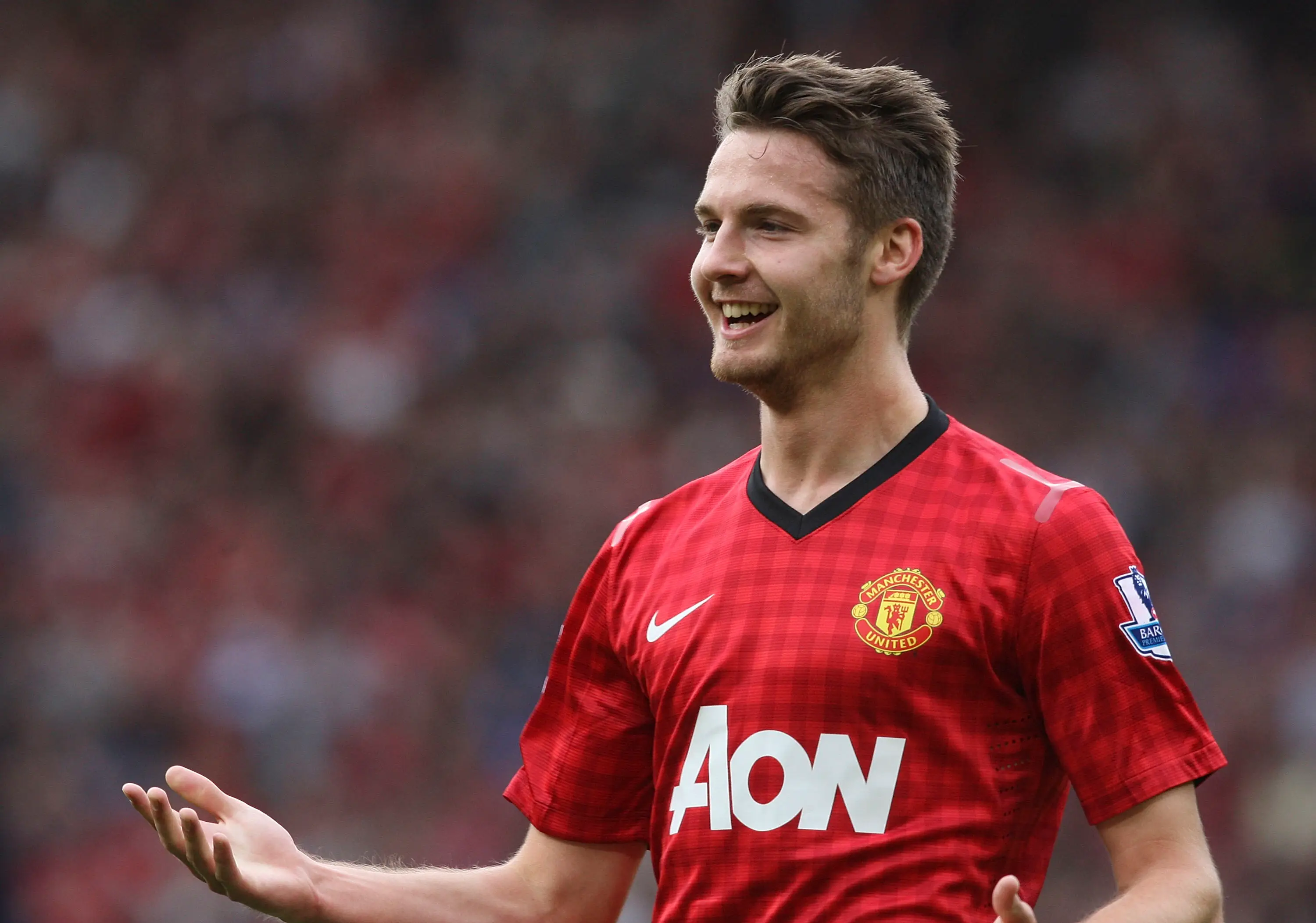 Nick Powell only played nine times for United. Image: Getty
