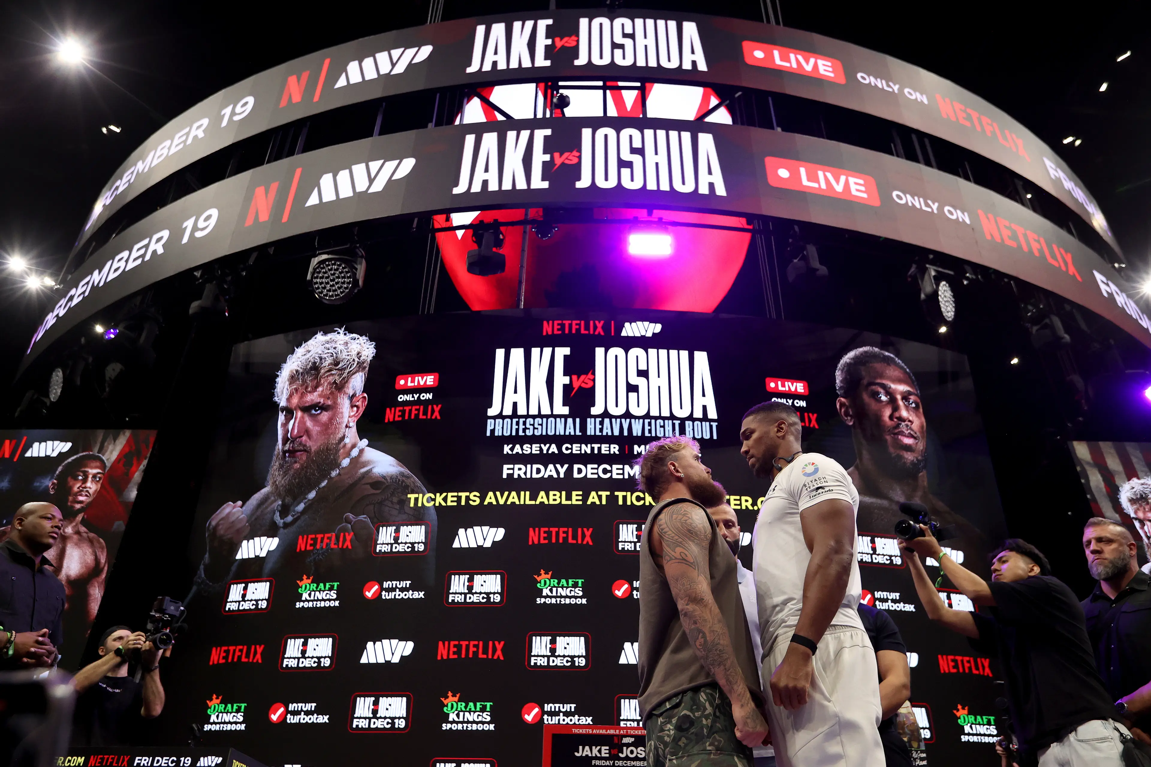 Paul and Joshua lock horns next month. Image: Getty