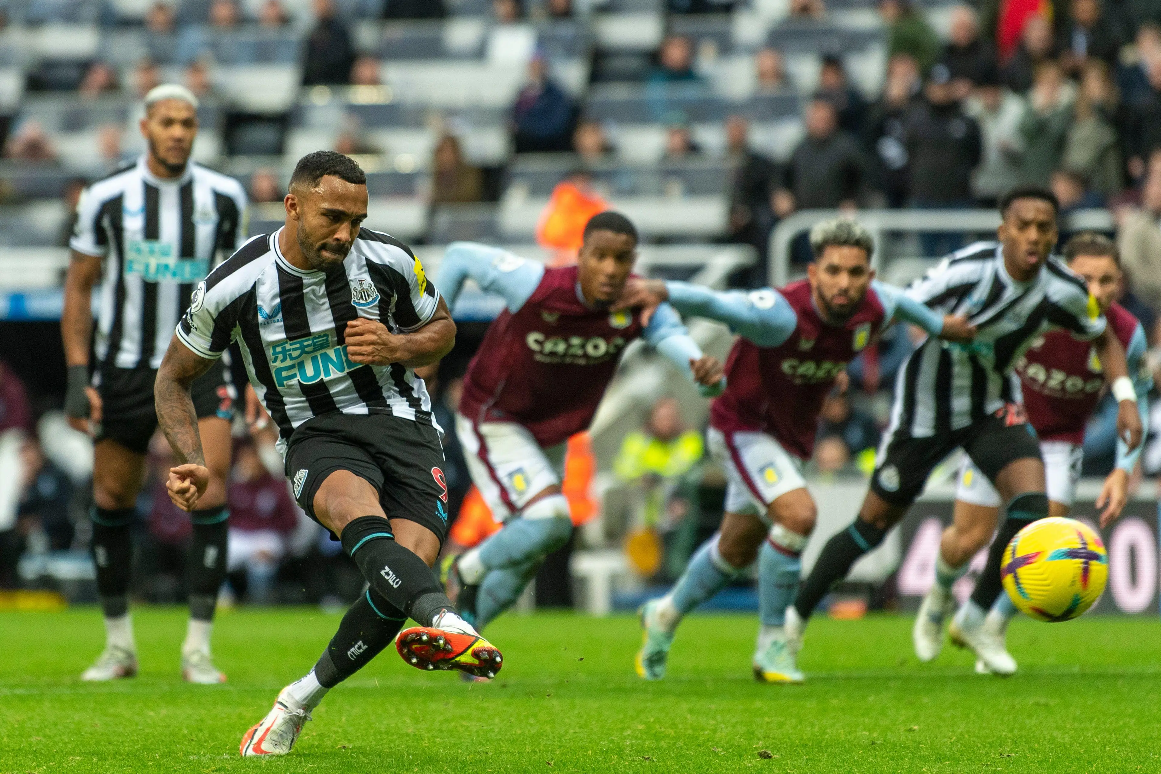 Newcastle United are in the midst of the Premier League penalties table. (