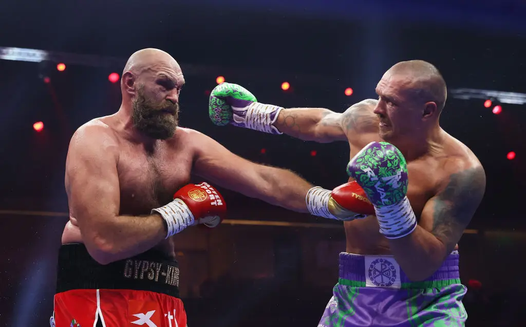 Oleksandr Usyk beat Tyson Fury via unanimous decision (Image: Getty)