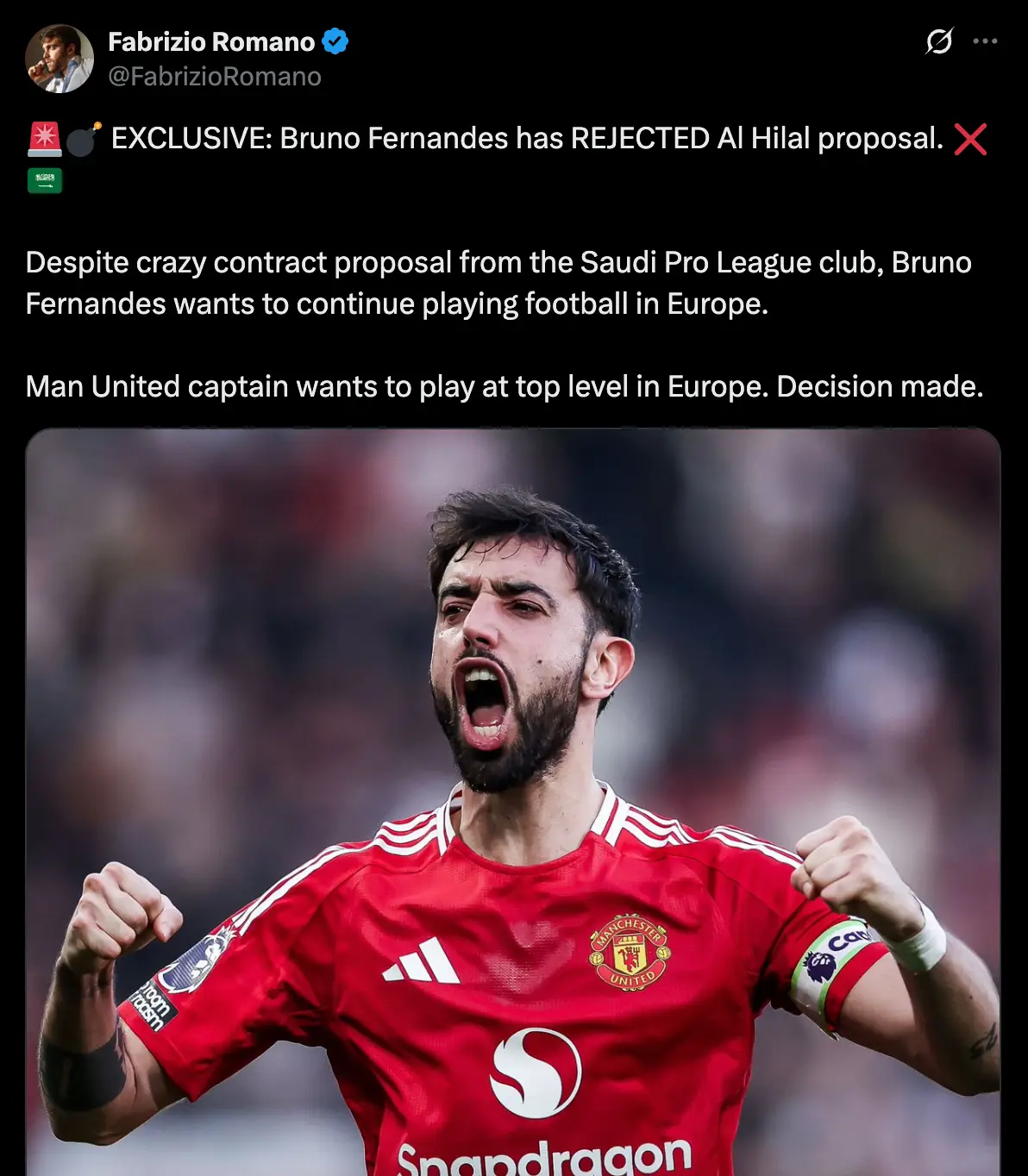 Image: Twitter/@FabrizioRomano