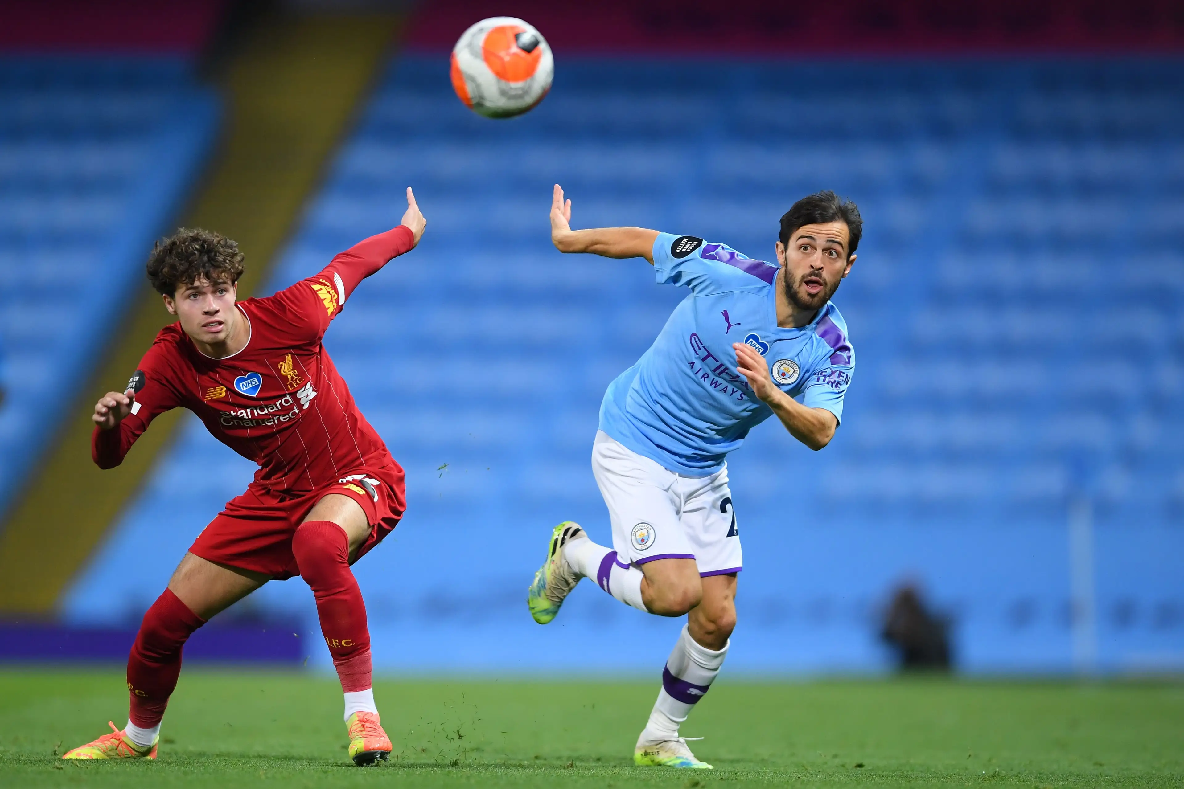 Bernardo Silva did not participate in the guard of honour. Image: Getty