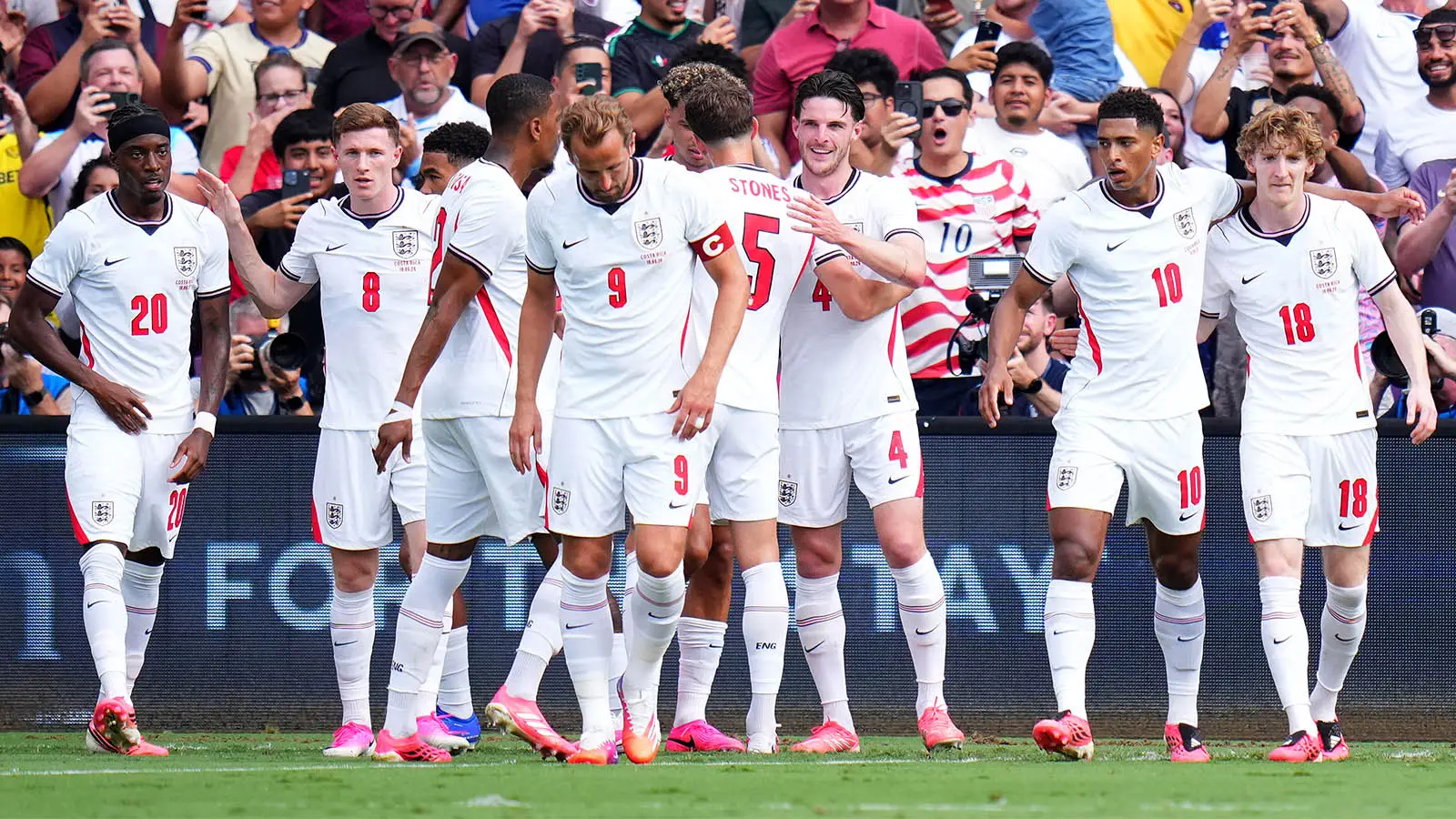 England secured a dominant 3-0 win over Costa Rica in Orlando (Image: Getty)