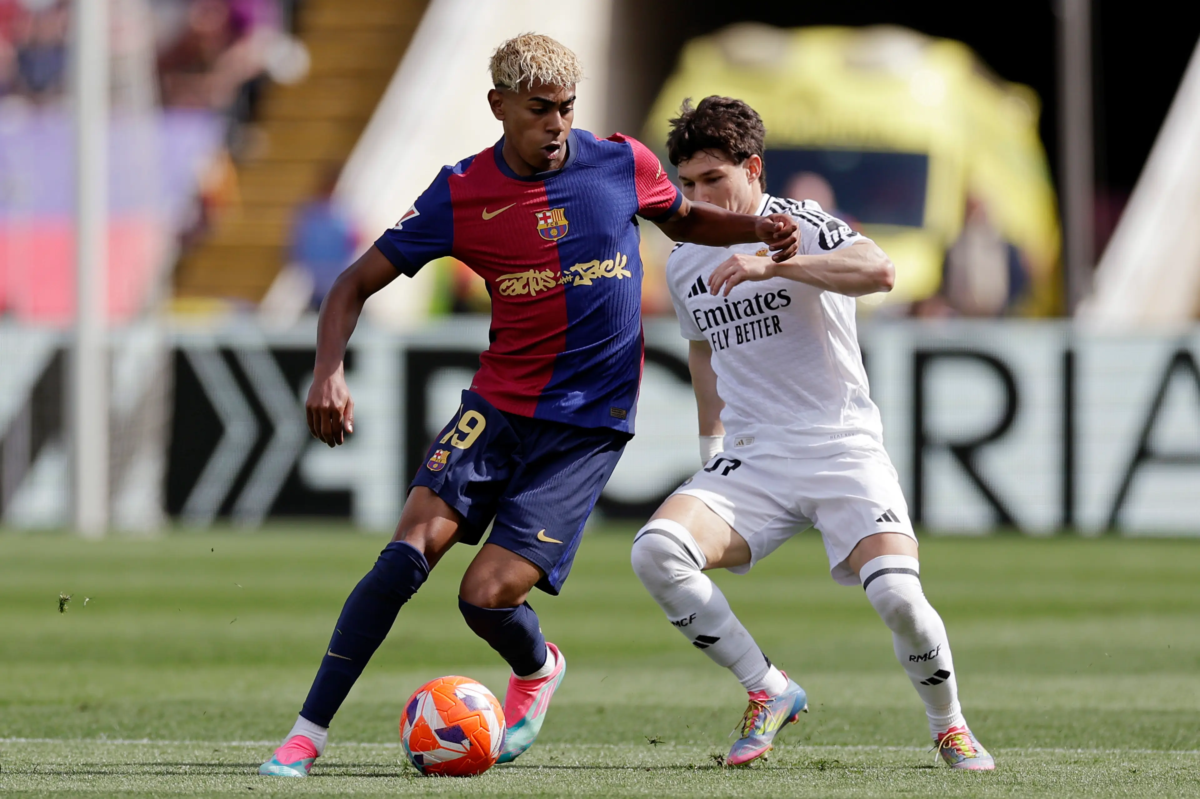 Yamal has already made over 100 appearances for the Catalan giants. Image credit: Getty