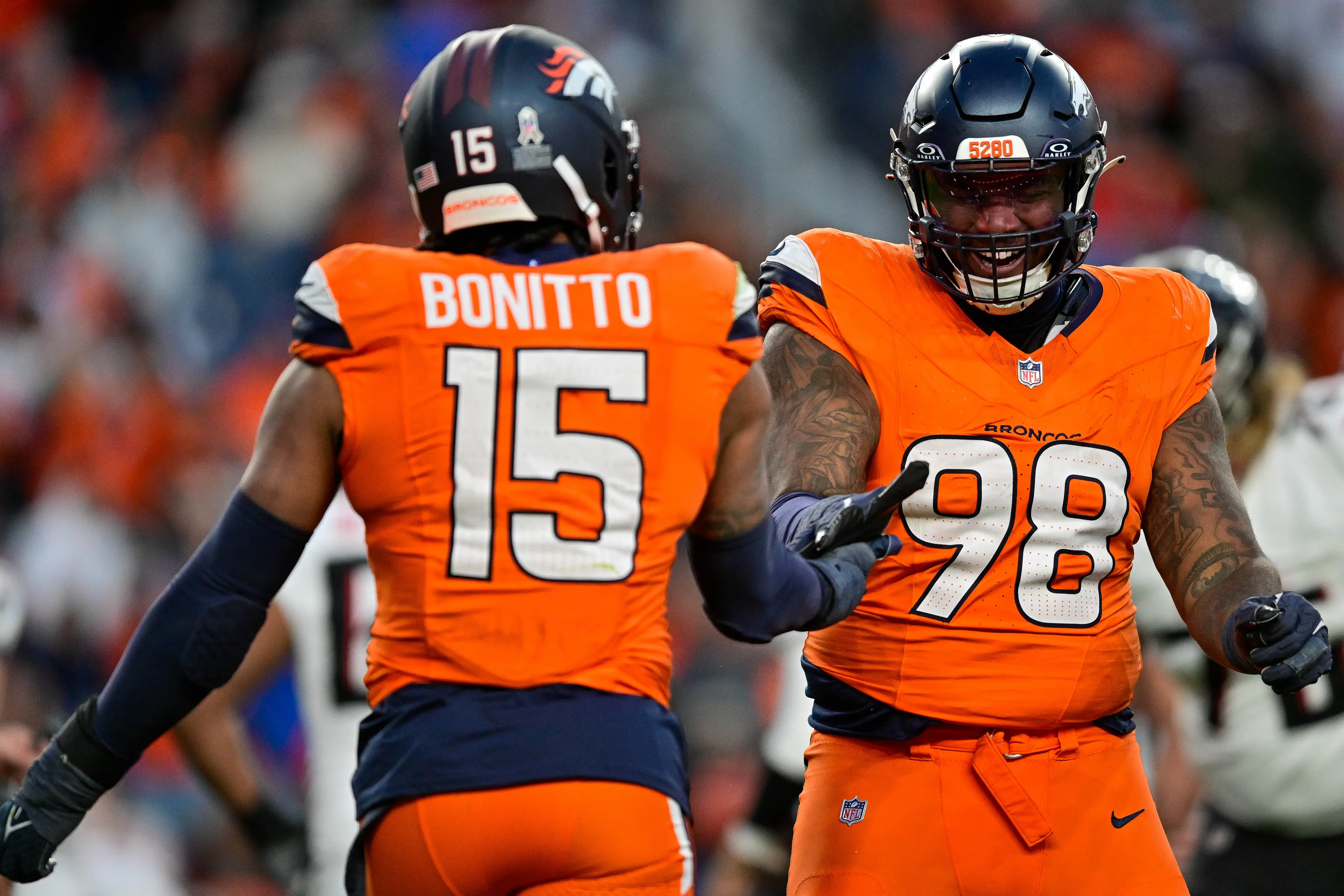 Nik Bonitto celebrates. Image: Dustin Bradford / Contributor via Getty