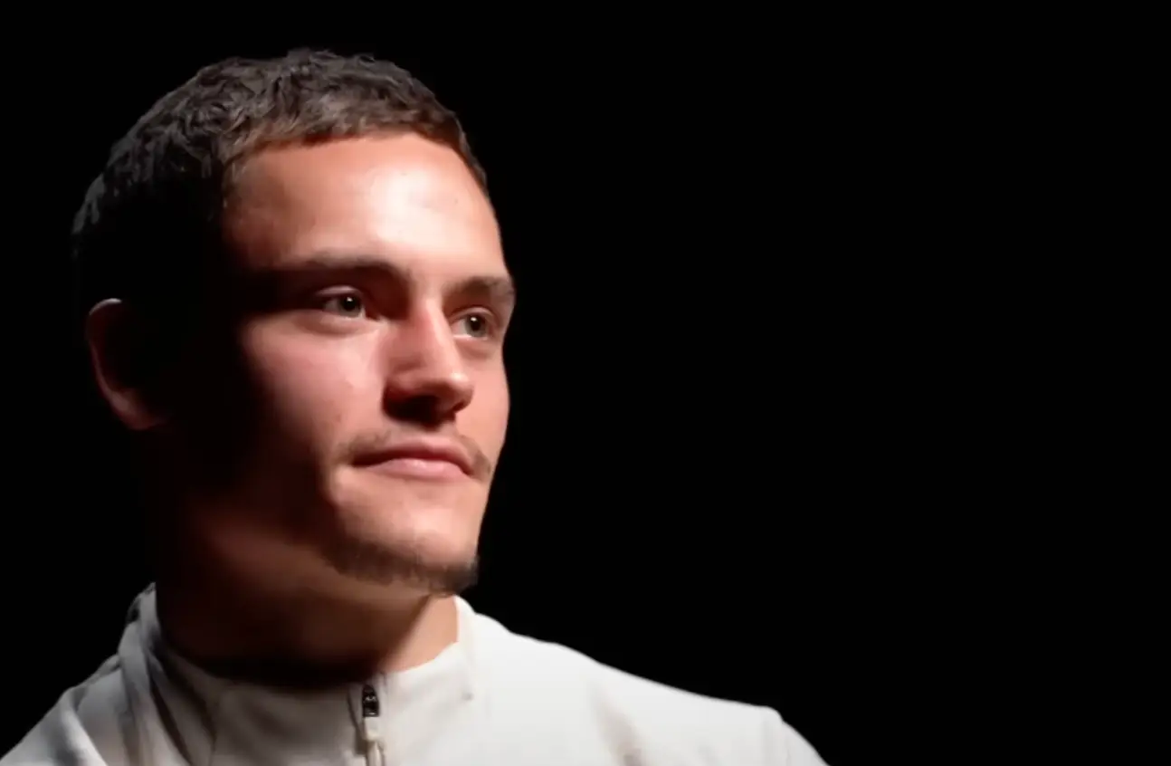 Wirtz looked emotional throughout the video. Image credit: Getty