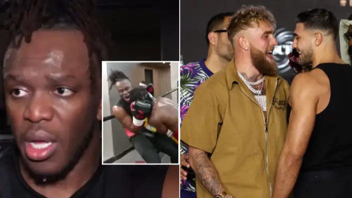 KSI reignites Tommy Fury feud with savage dig after IShowSpeed sparring match