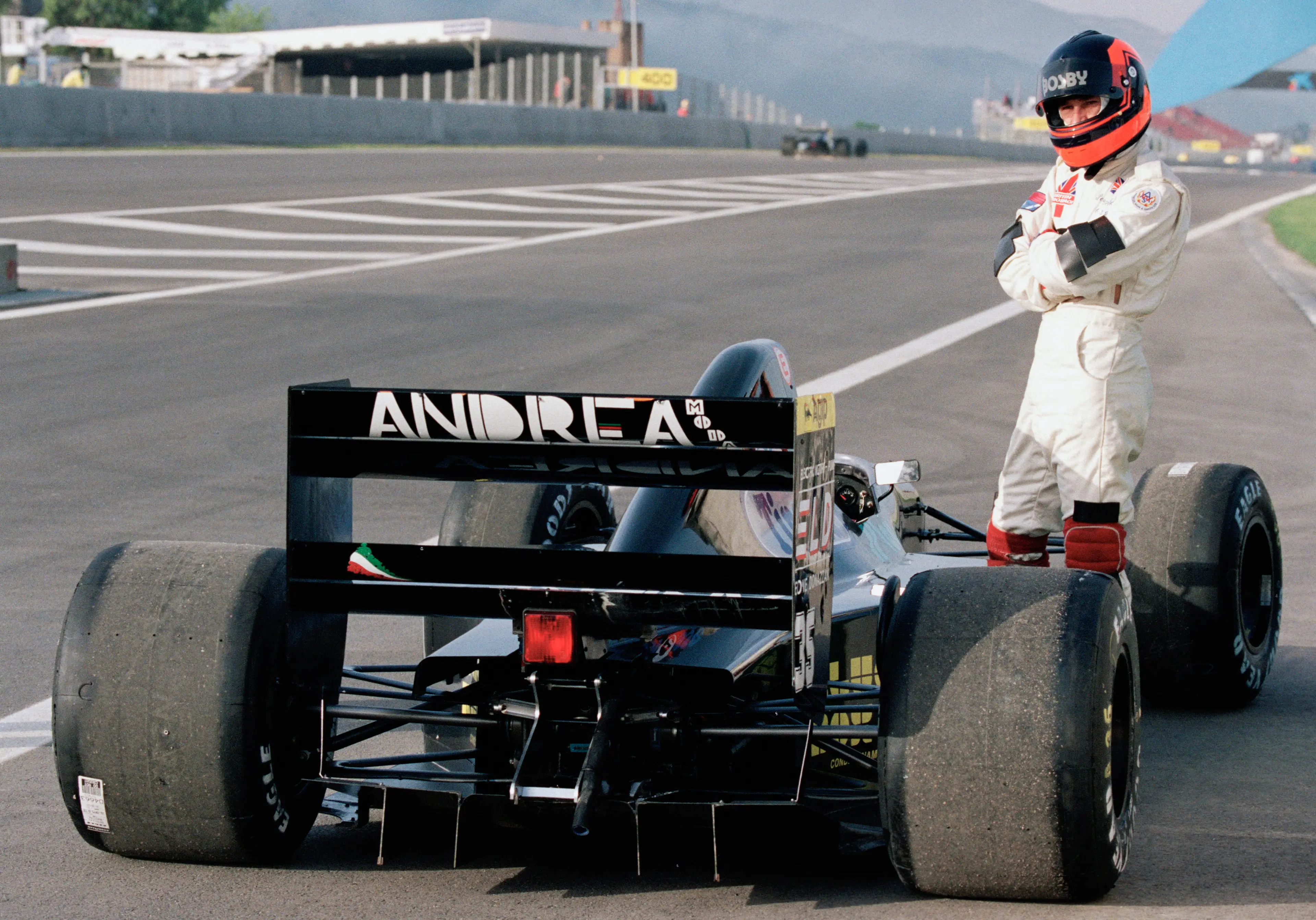 Perry McCarthy was with the Andrea Moda Formula One team [Photo by Mike Hewitt/Getty Images]