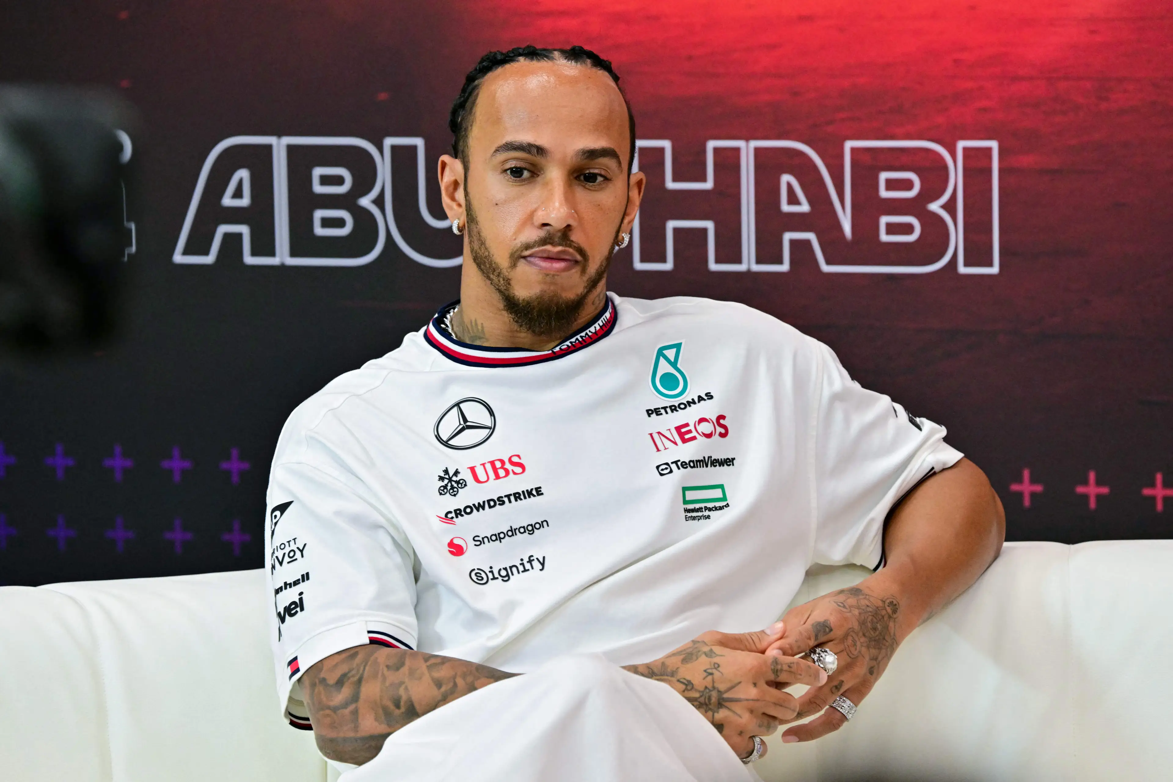 Lewis Hamilton will leave Mercedes for Ferrari. Image: Getty