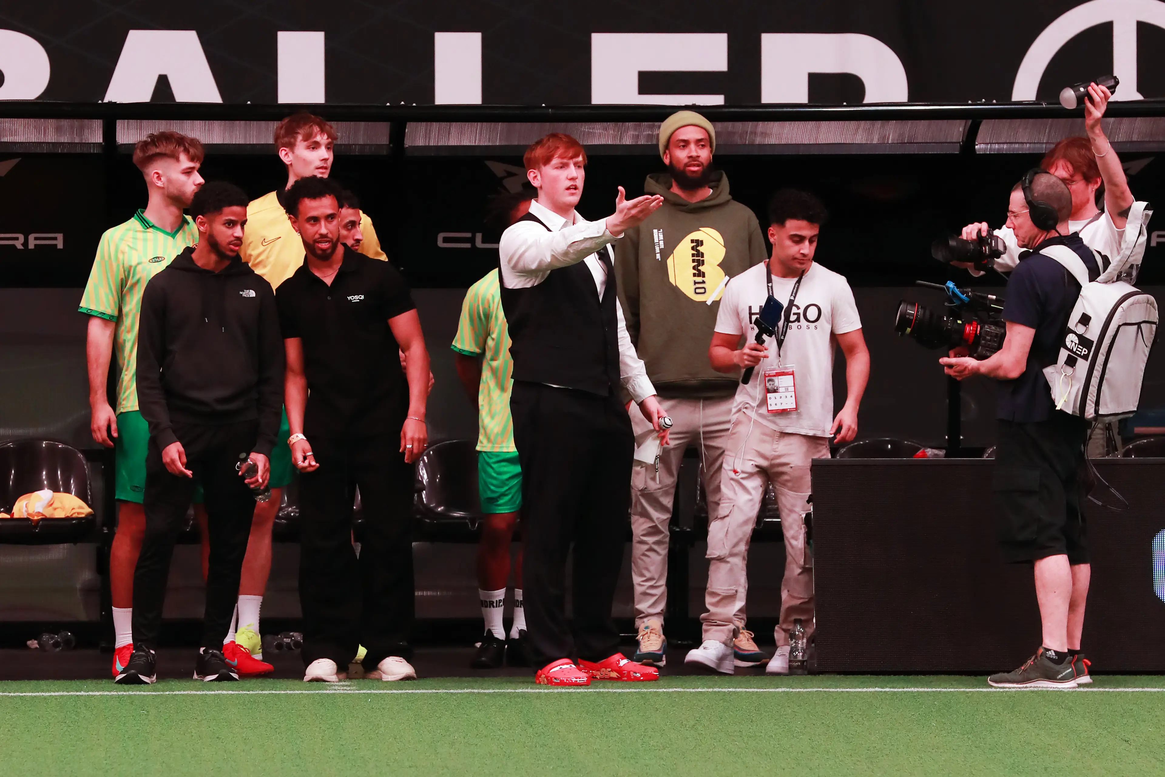 Angry Ginge at Baller League (Image: Getty)