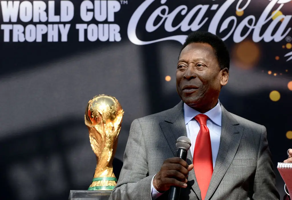 Pele won three World Cups with Brazil (Credit:Getty)