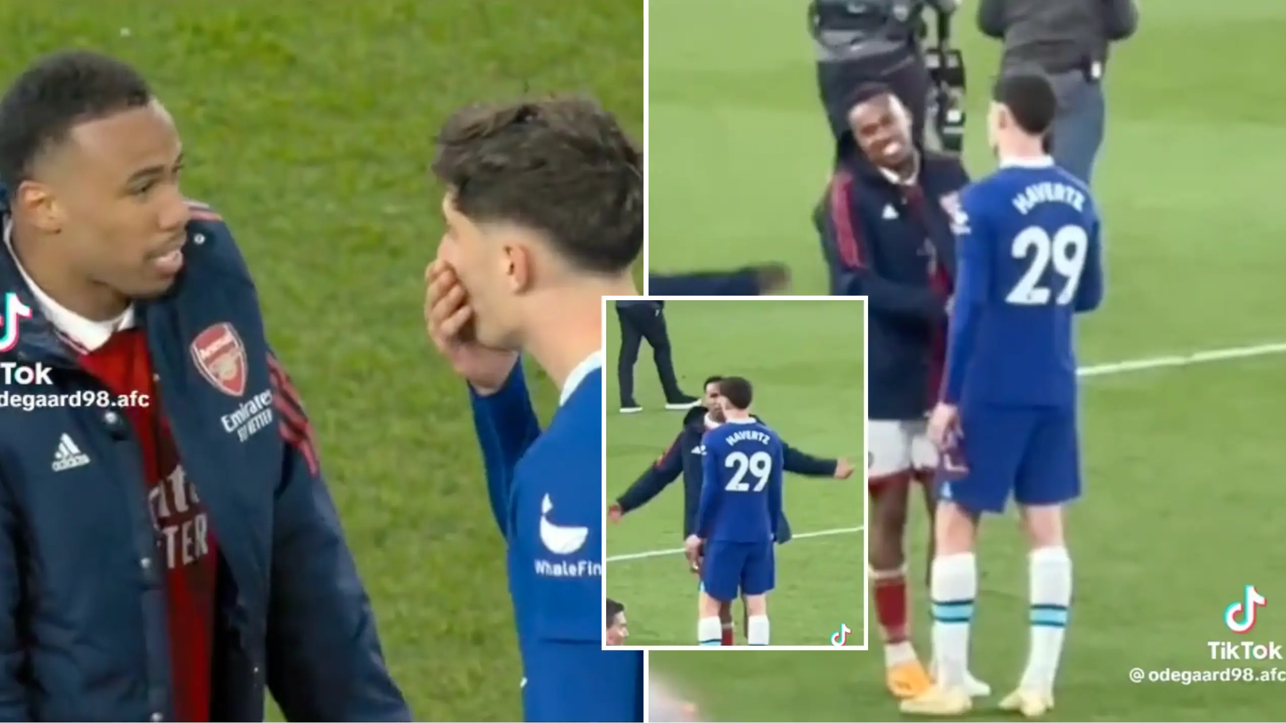 Arsenal fans react to ‘Agent Gabriel’ after footage of conversation with Kai Havertz emerges