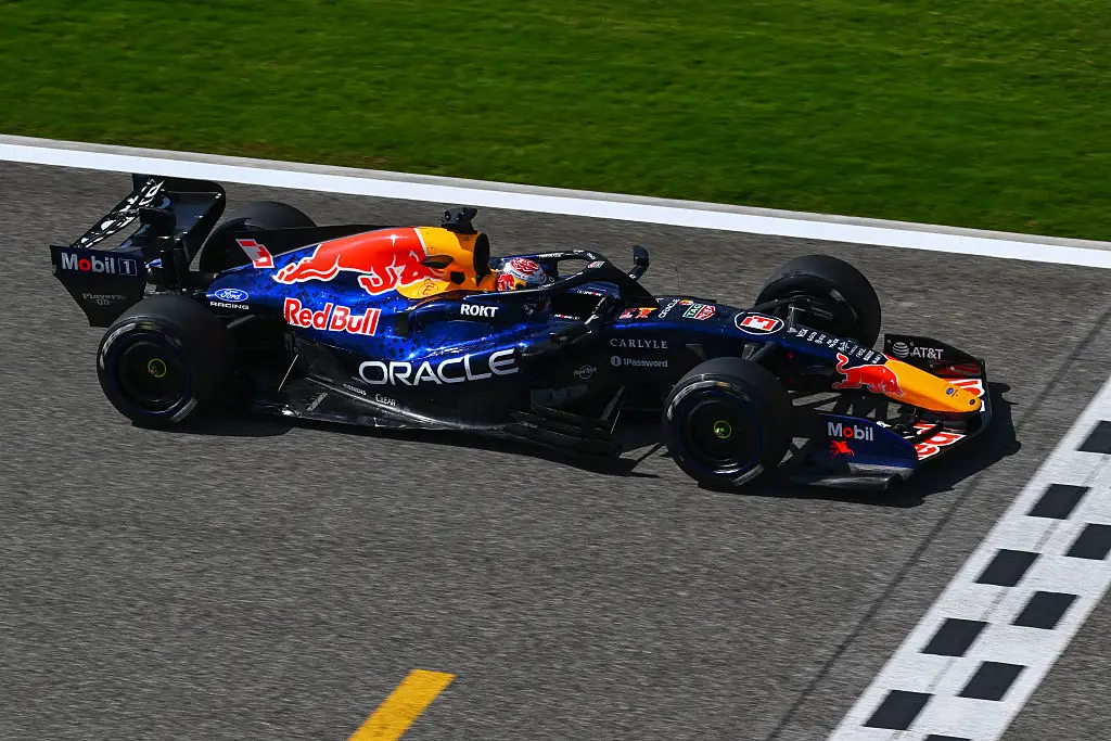 Max Verstappen topped the times in the morning testing sessions in Bahrain. (Image: Mark Sutton - Formula 1/Formula 1 via Getty Images)