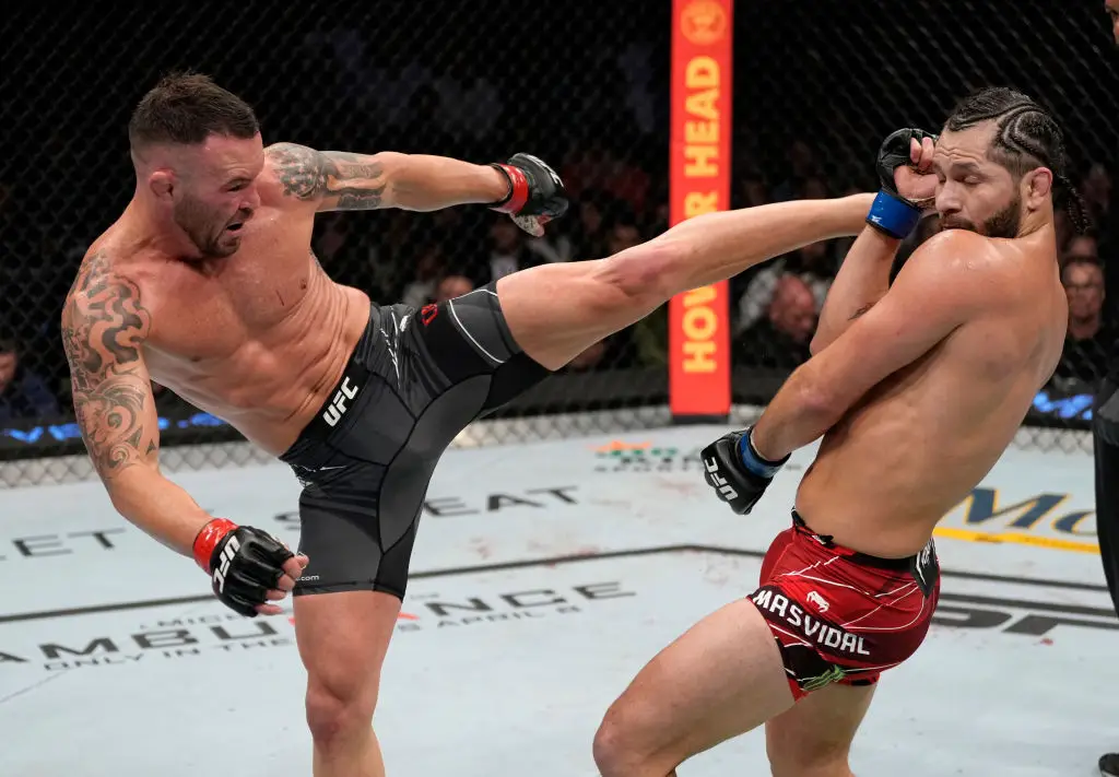 One of Drake's biggest losses came after he backed Jorge Masvidal to beat Colby Convington at  UFC 272 in March 2022. (Image: Getty)