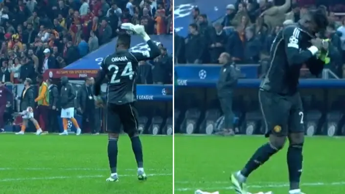 Footage emerges of Andre Onana looking heartbroken after Man Utd draw, it's hard to watch