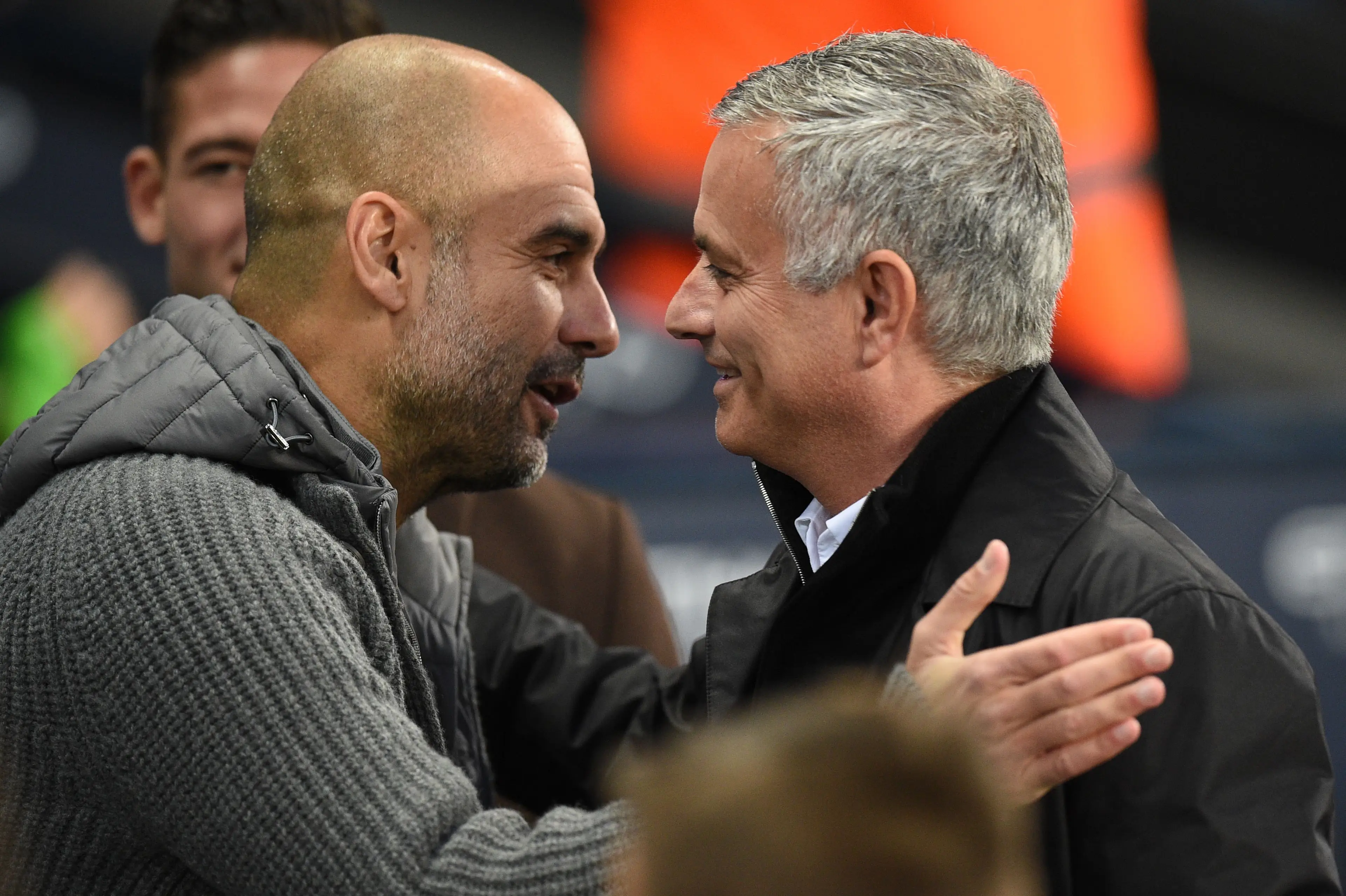 Jose Mourinho responded to Pep Guardiola's dig about winning more Premier League titles. Image: Getty