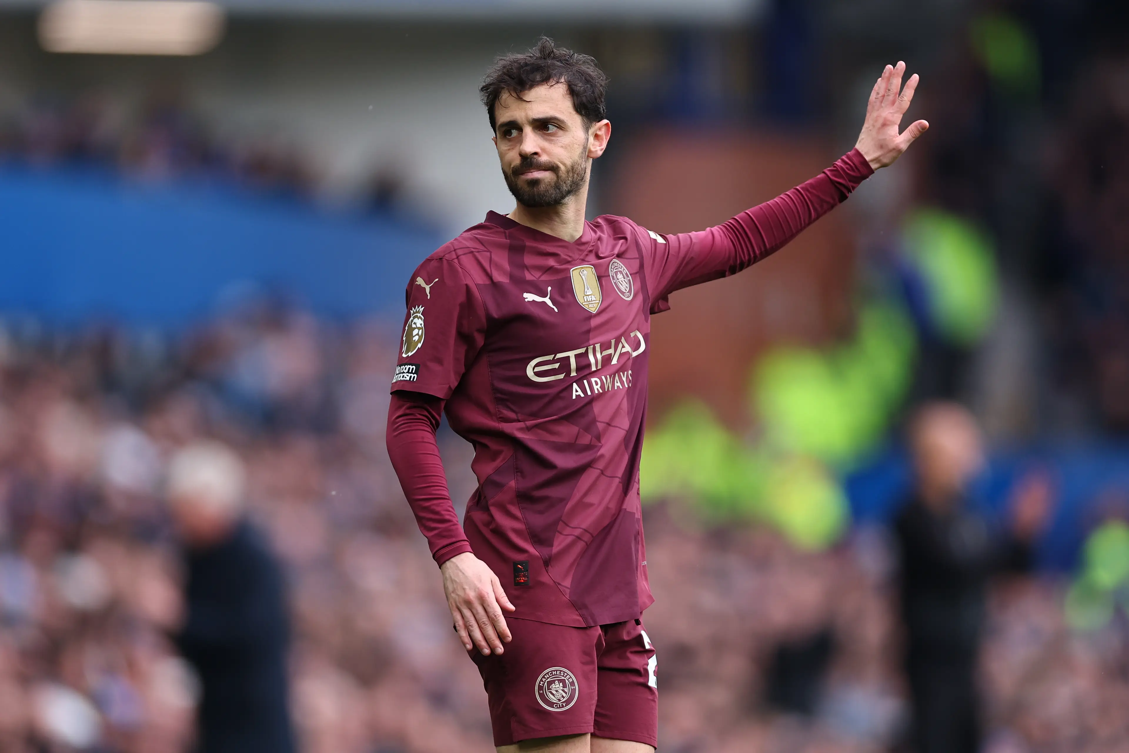 Bernardo Silva appears set to leave Manchester City this summer. Image: Getty 