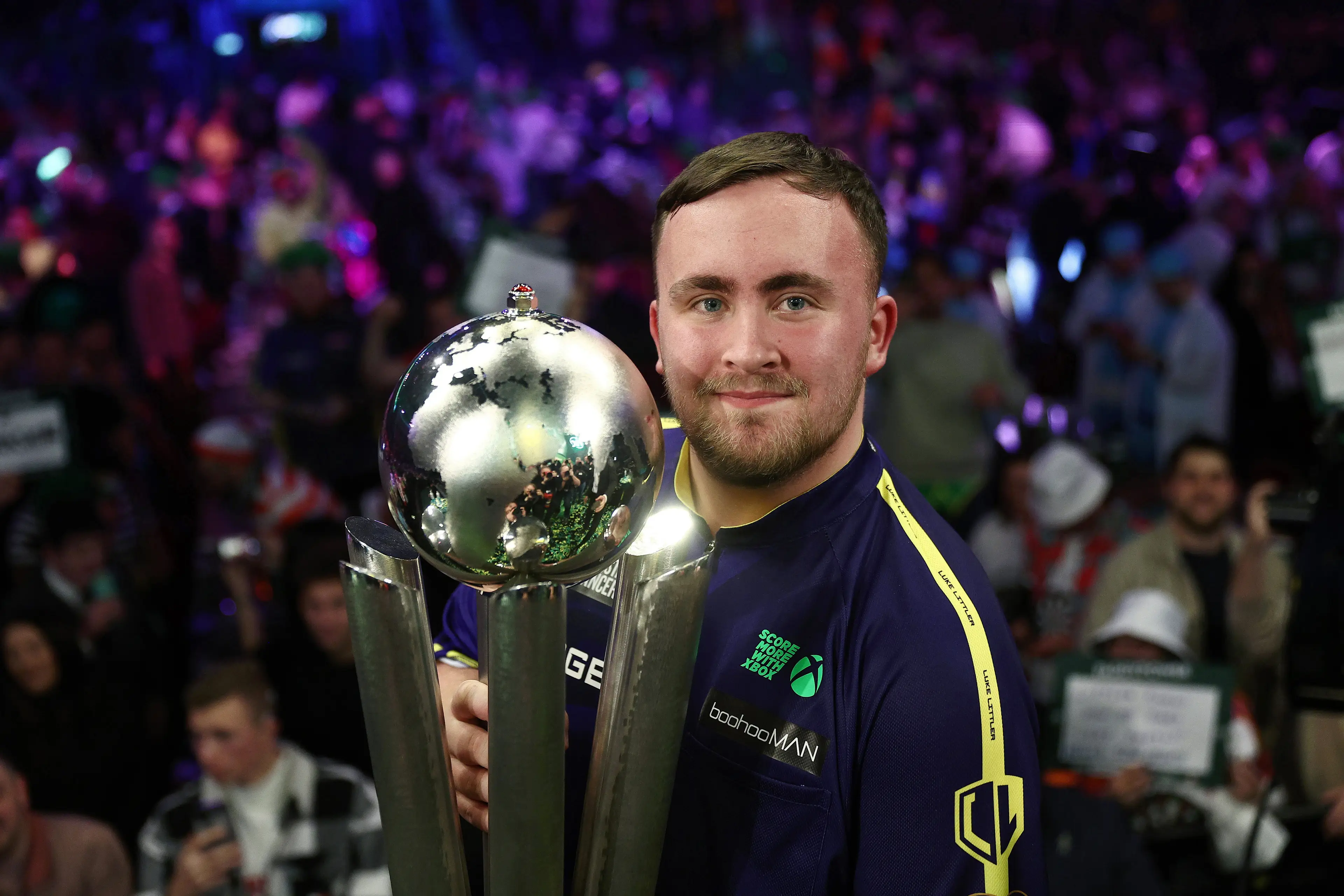 Luke Littler is the world champion and new face of darts. Image: Getty