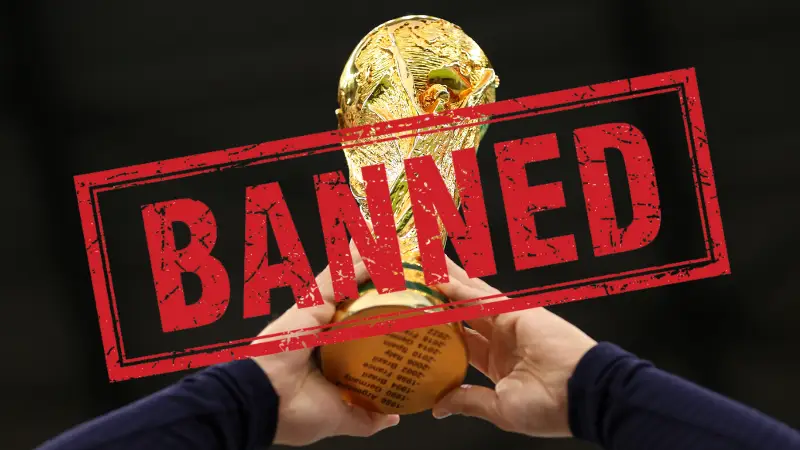 FIFA has banned country from the World Cup in row over razor blade