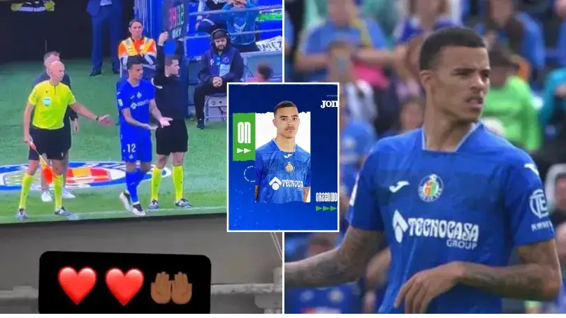 Man Utd star shows public support for Mason Greenwood on Getafe debut
