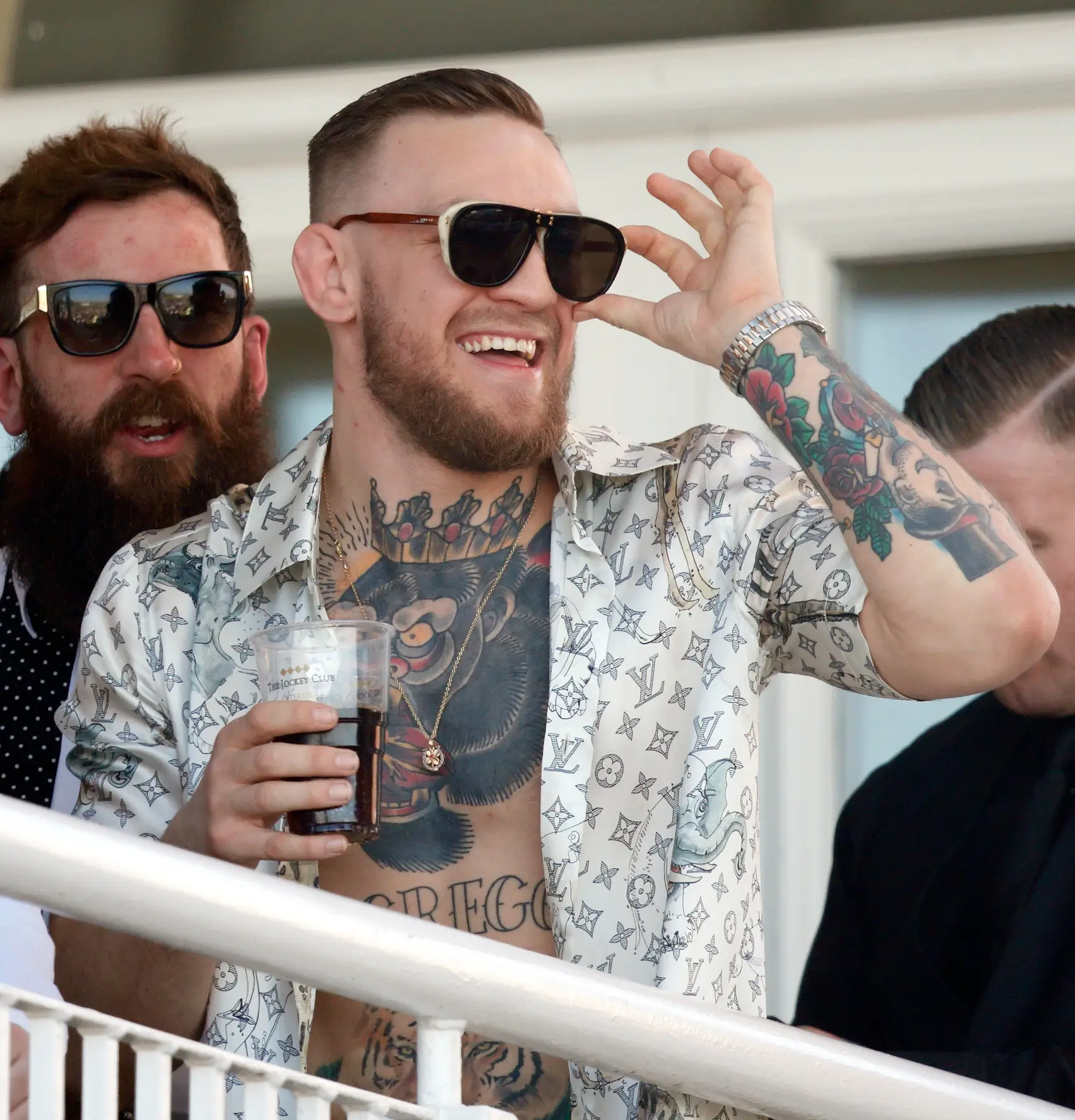Conor McGregor attended the Grand National in 2017. Image credit: Getty