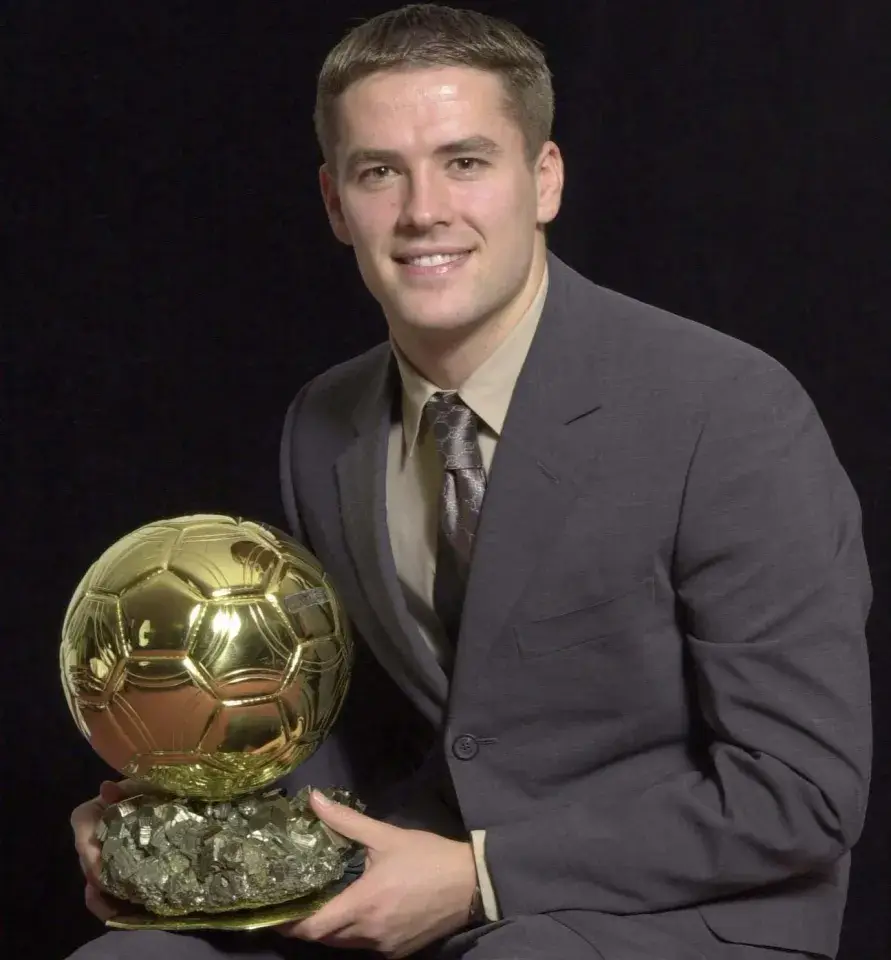 Michael Owen won the Ballon d'Or in 2001. Image: L'Equipe