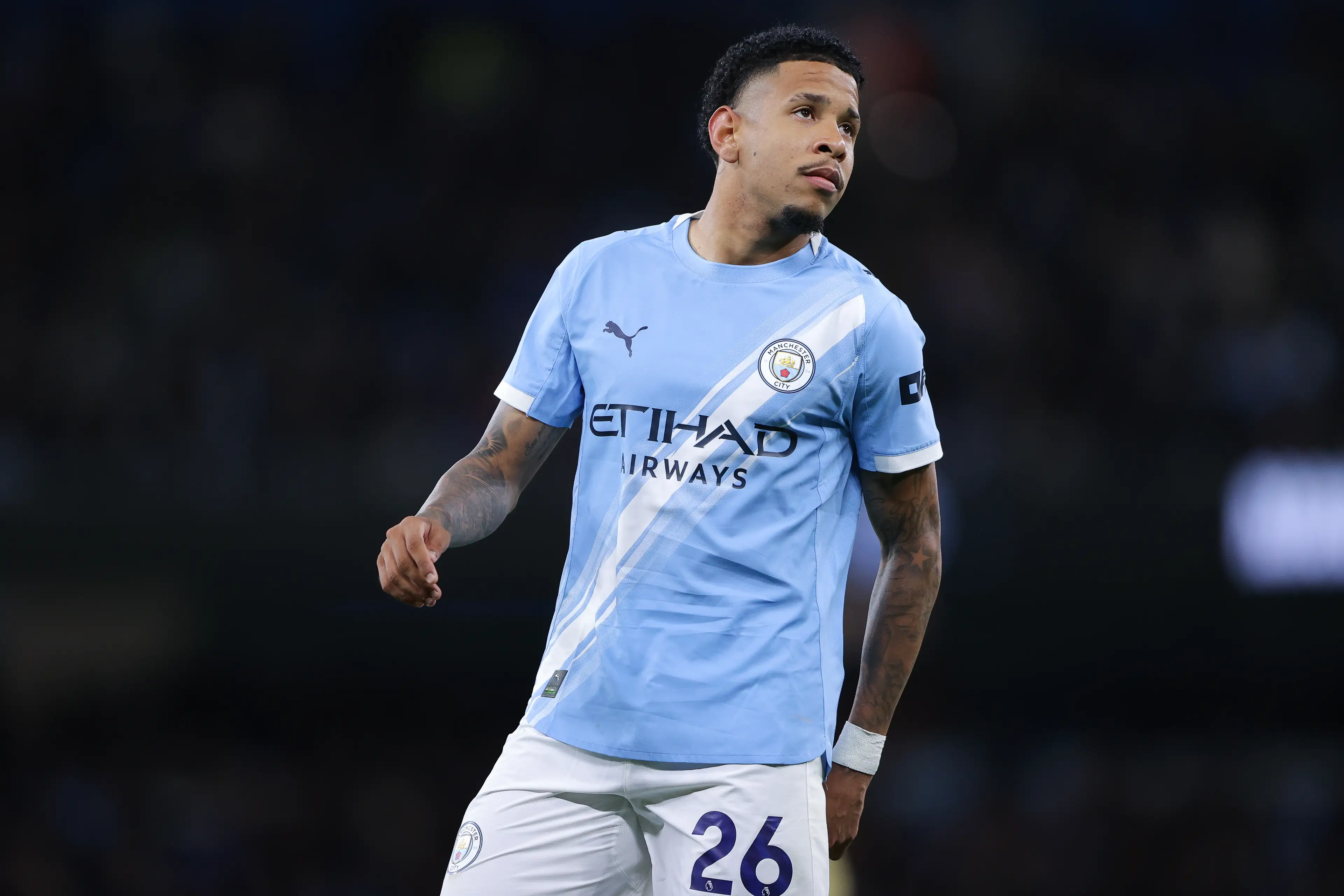 Savinho joined from City's sister club Troyes for a fee of £30.8 million. Image: Getty