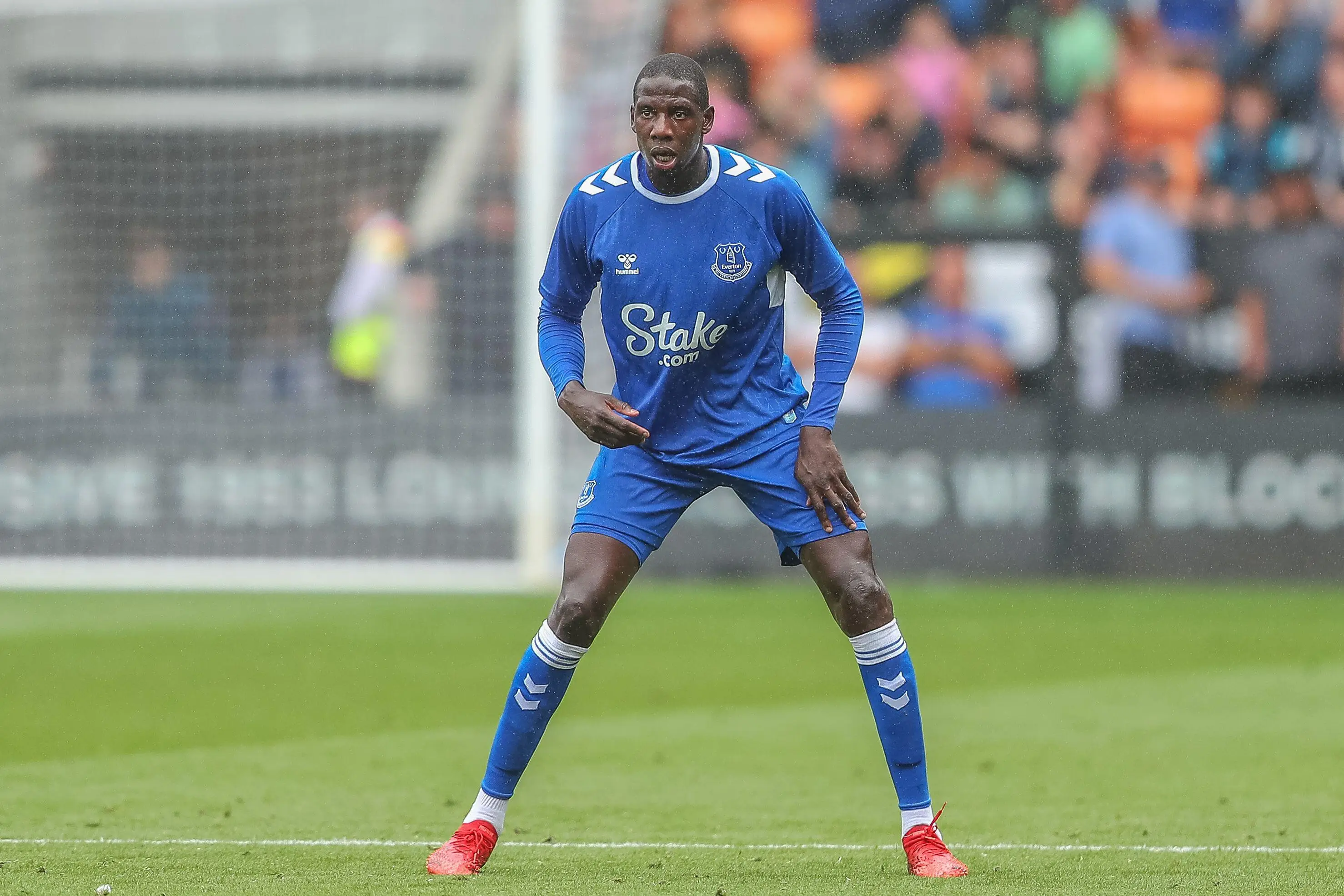 Doucoure was missing from Lampard's final game. Image: Alamy