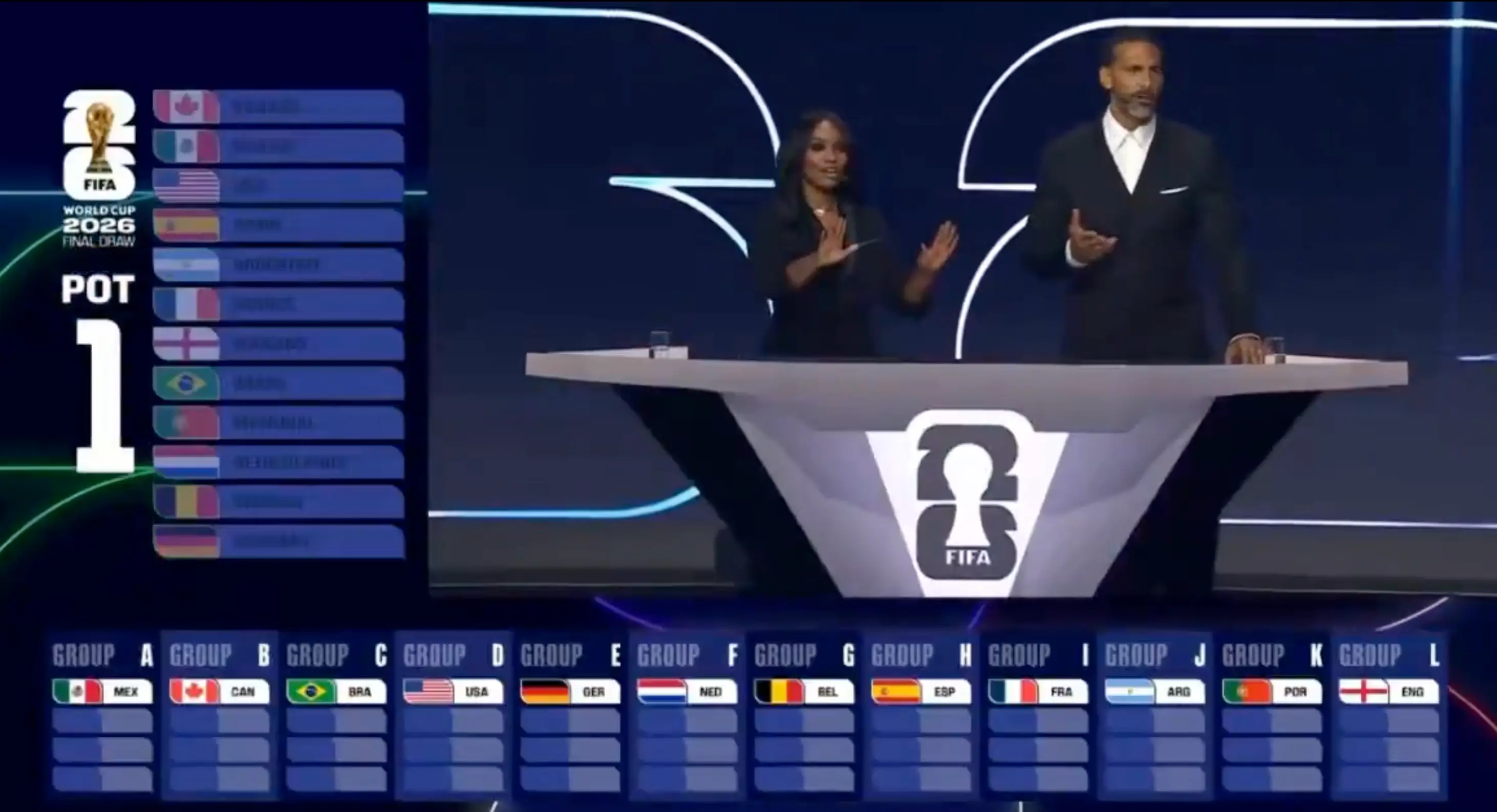 Rio Ferdinand's exchange with Danny Ramirez has gone viral. Image credit: BBC