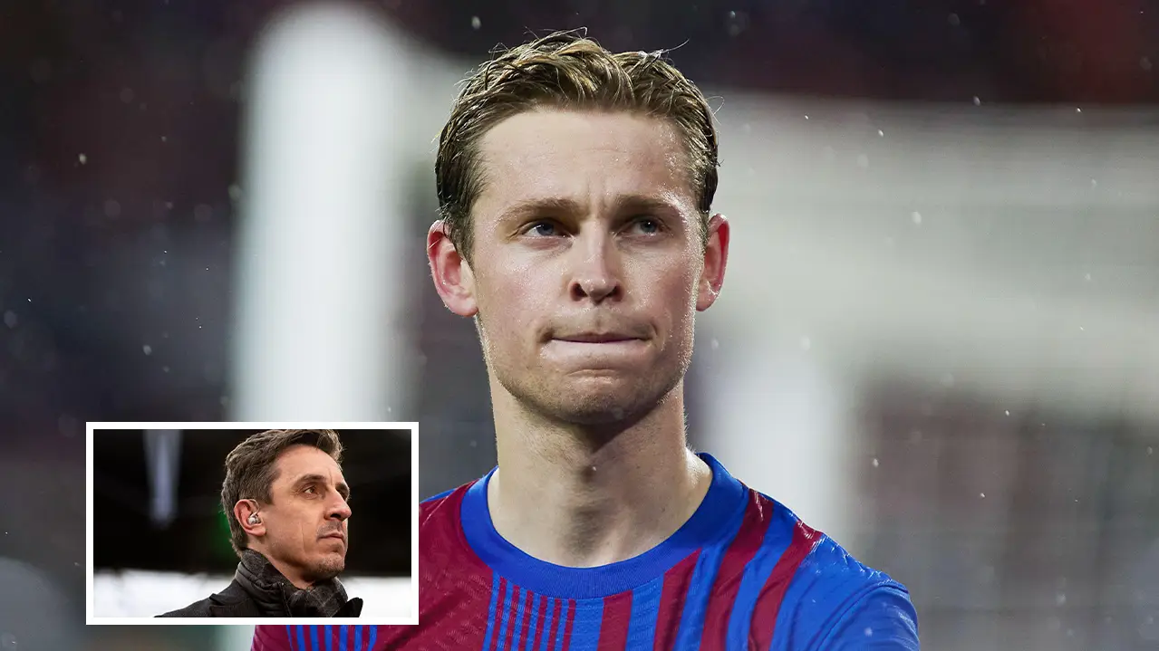 Gary Neville Tells Frenkie De Jong To Take Legal Actions Against Barcelona Amid Manchester United Links