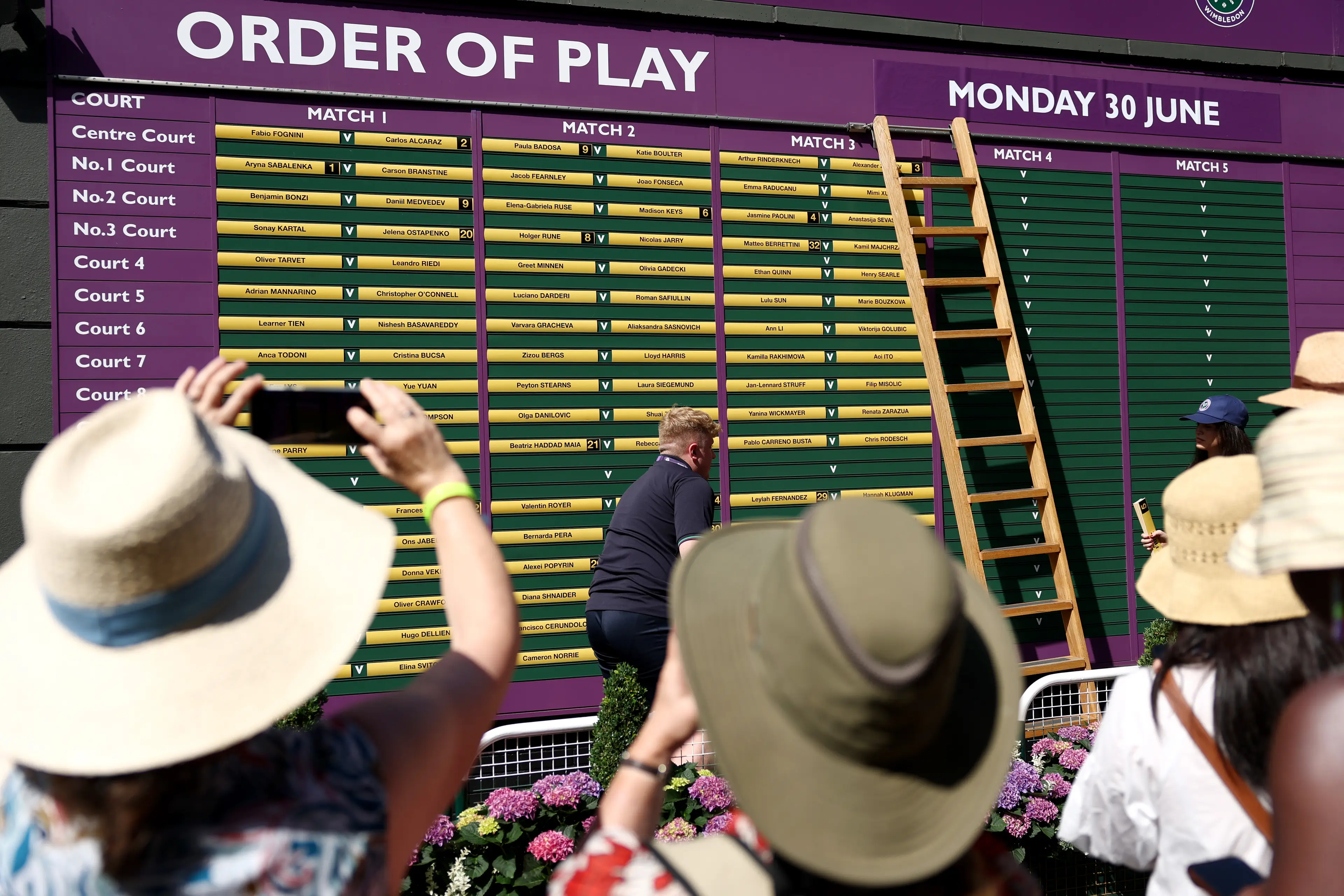 Wimbledon kicks off on Monday morning. Image: Getty