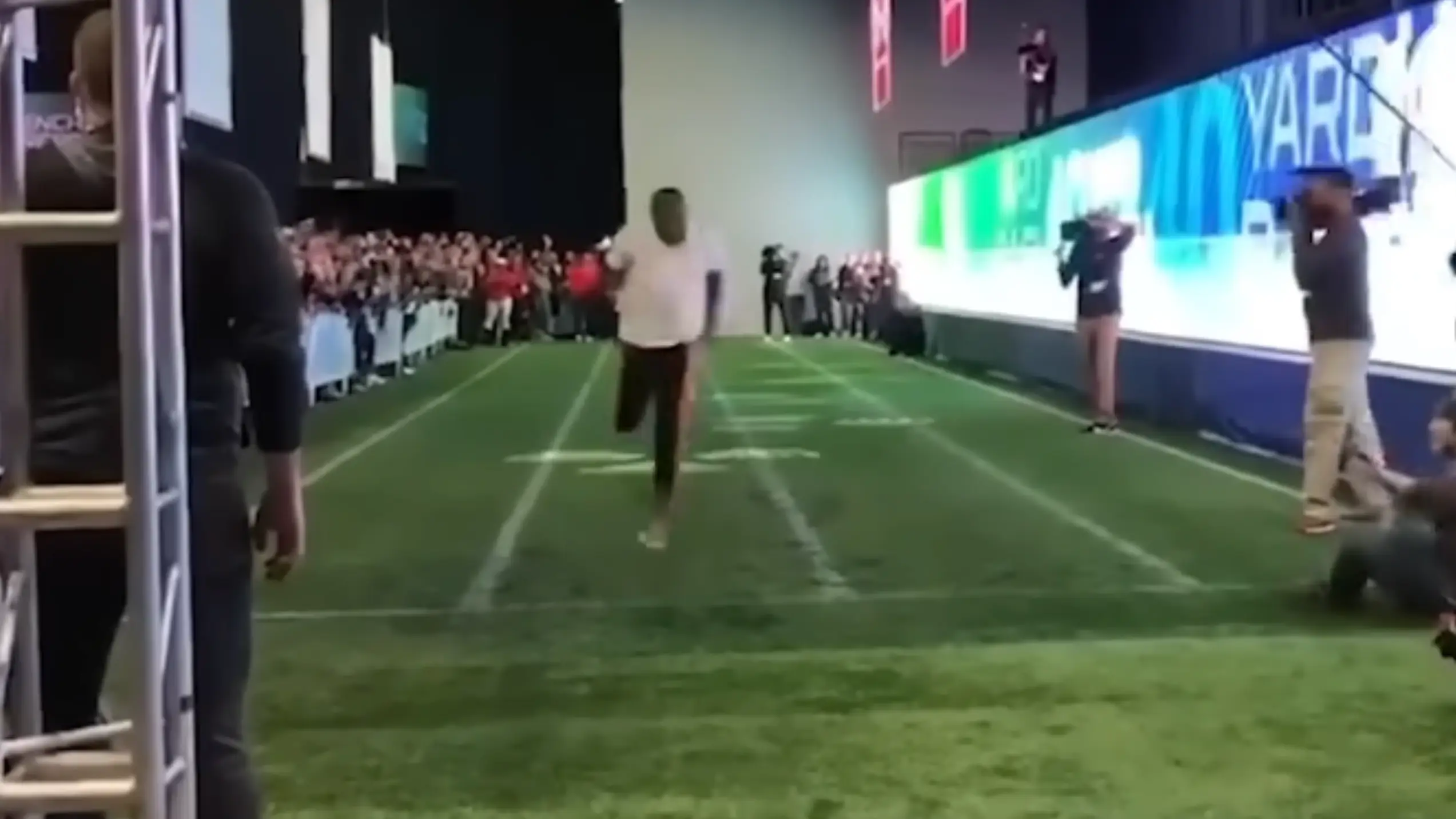 Usain Bolt took 'ultimate' NFL speed test two years after retiring and his performance shocked fans
