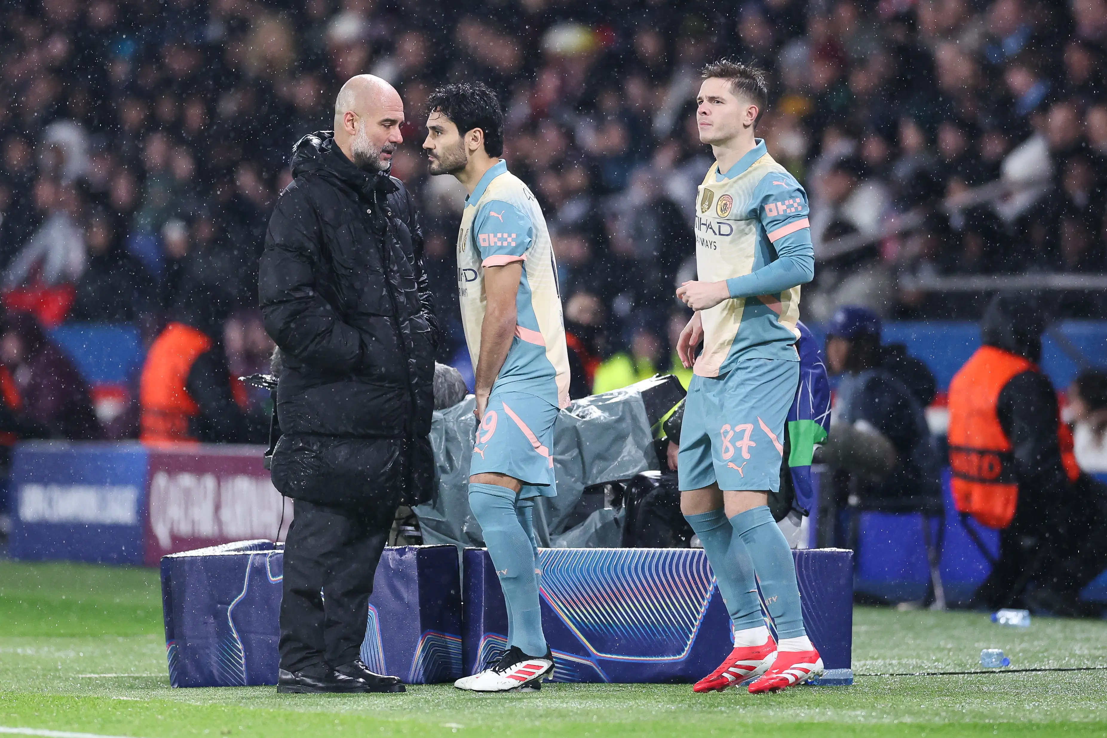 James McAtee decided against handing over his shirt. Image: Getty