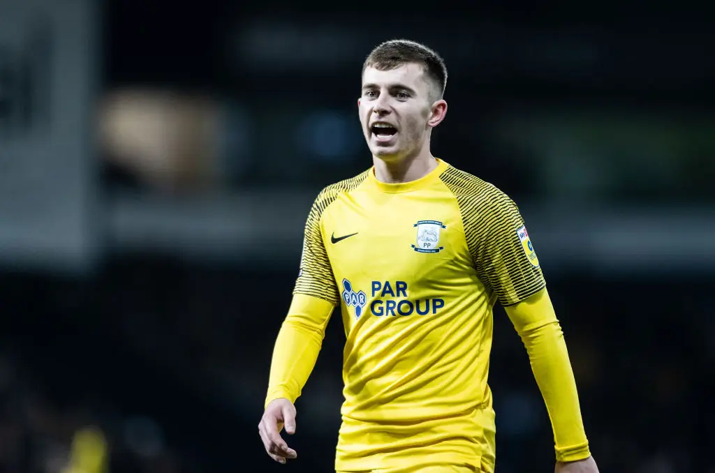 Ben Woodburn in action for Championship side Preston North End -