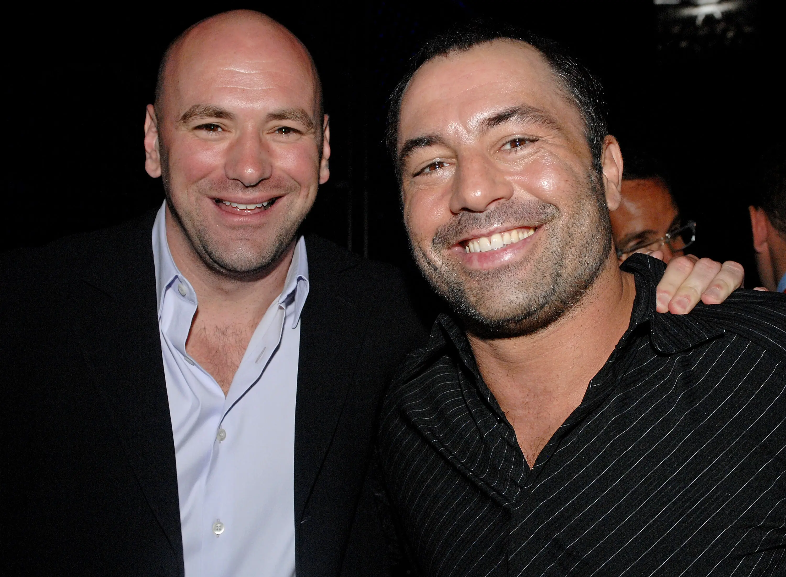 Dana White and Joe Rogan have been pays for over two decades. Image: Getty 
