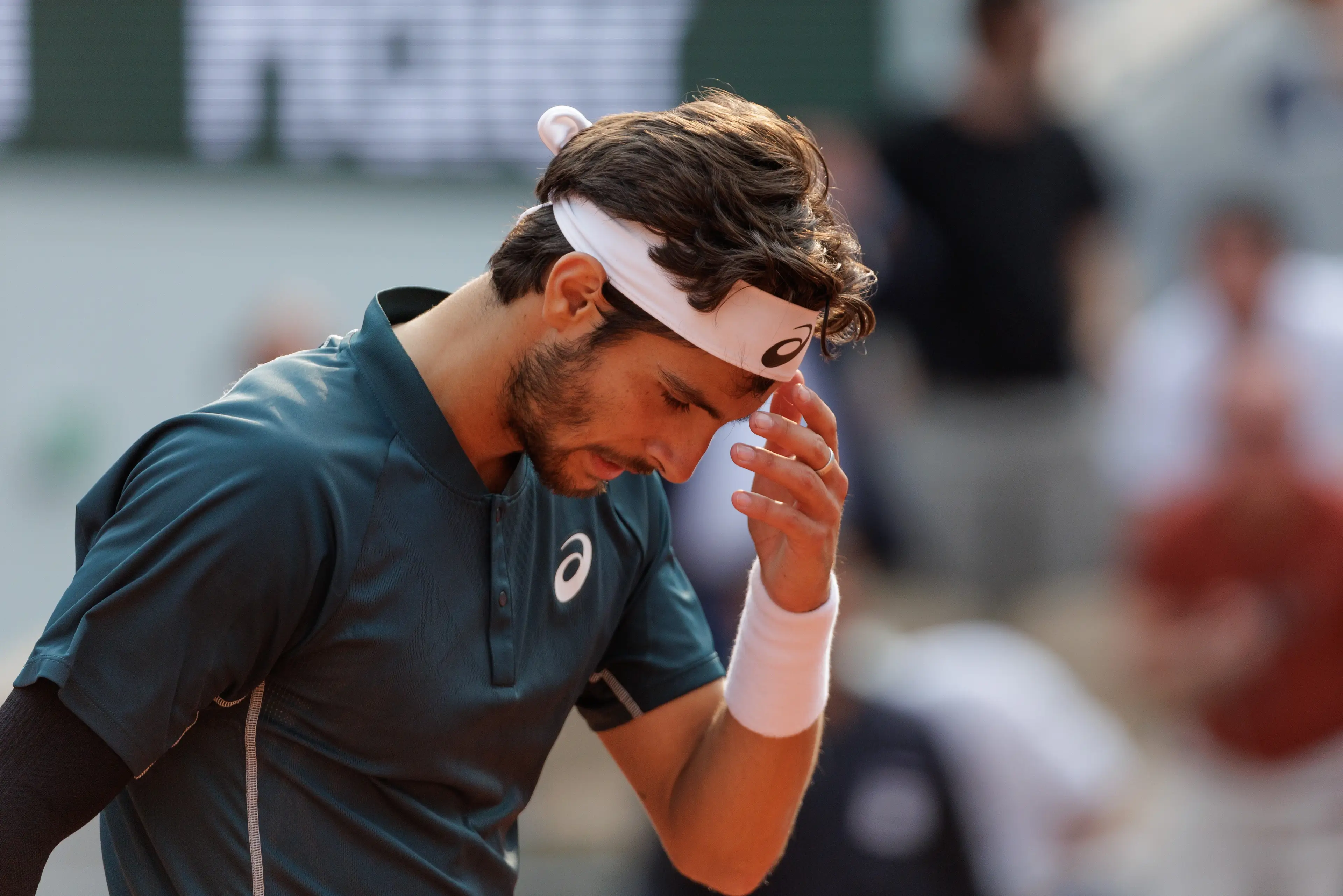 Musetti avoided being disqualified (Tnani Badreddine/DeFodi Images/DeFodi via Getty Images)